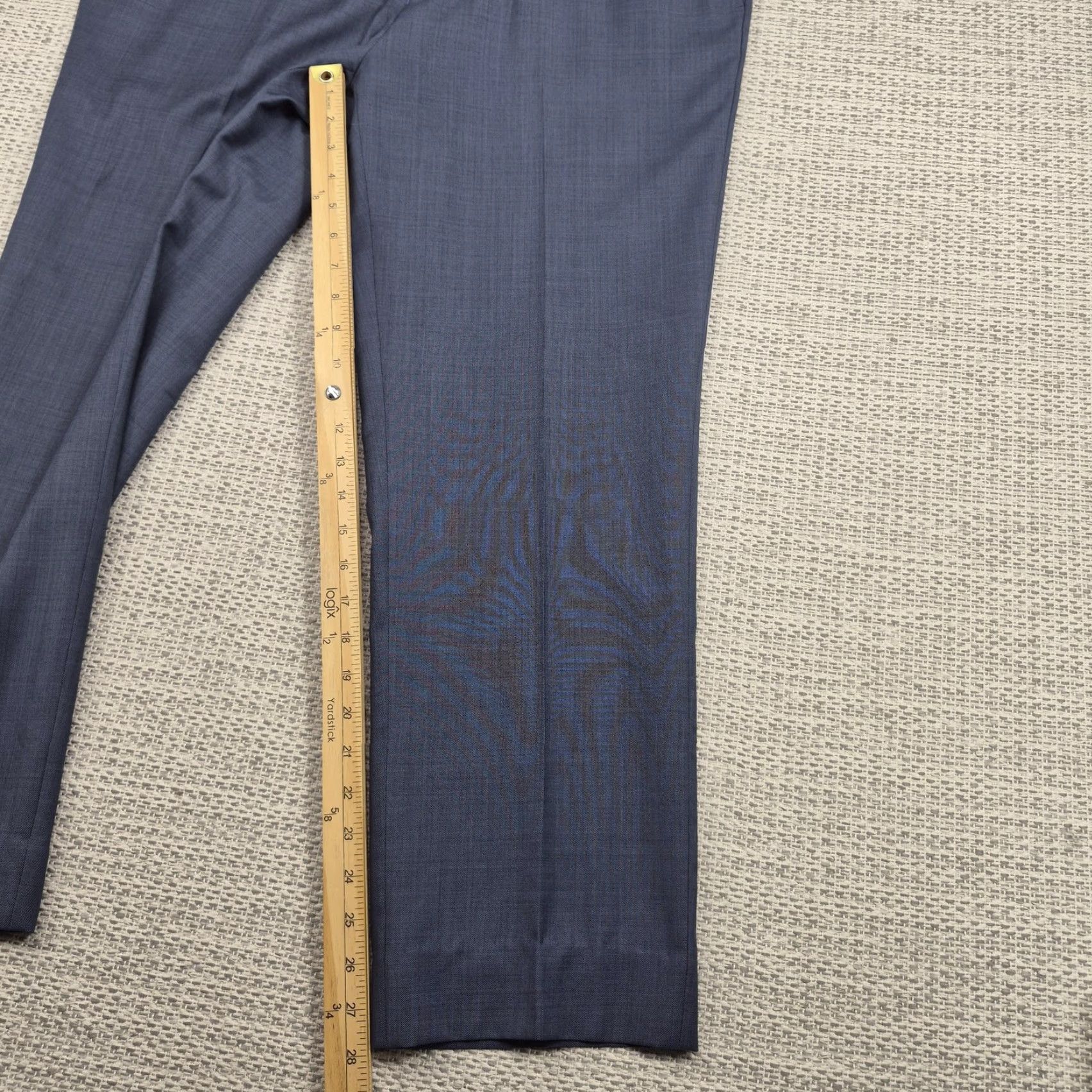 Ermenegildo Zegna Ermenegildo Zegna Dress Pants Mens 38x28 Blue Wool Traveller Classic Fit Italy Dress Pants Mens 38 Blue Wool Traveller Classic Fit Italy Size US 38 / EU 54 - 7 Thumbnail