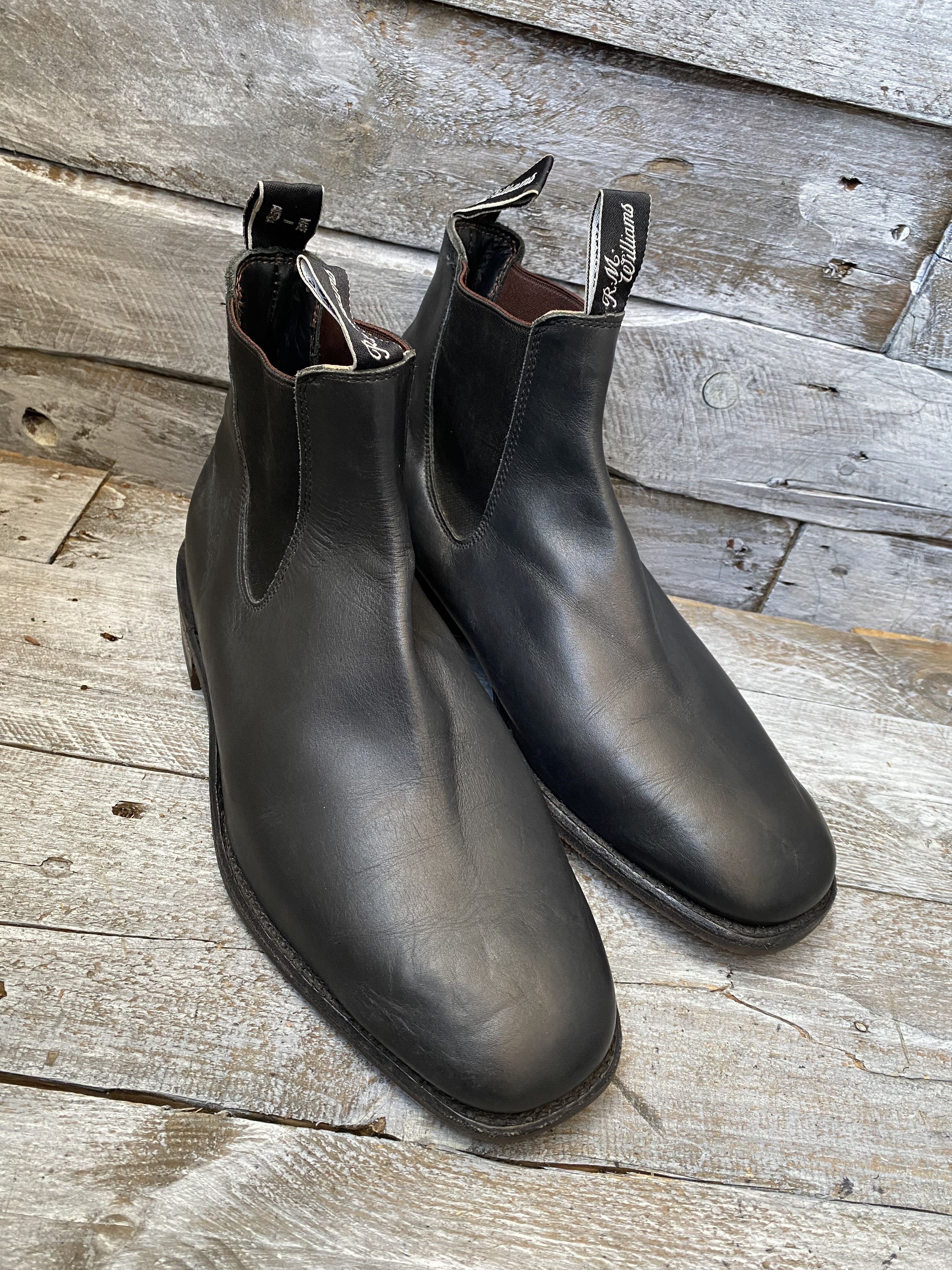 R.M. Williams Rm williams crafmanship chelsea black leather boots sz 43 Size US 10 / EU 43 - 11 Thumbnail