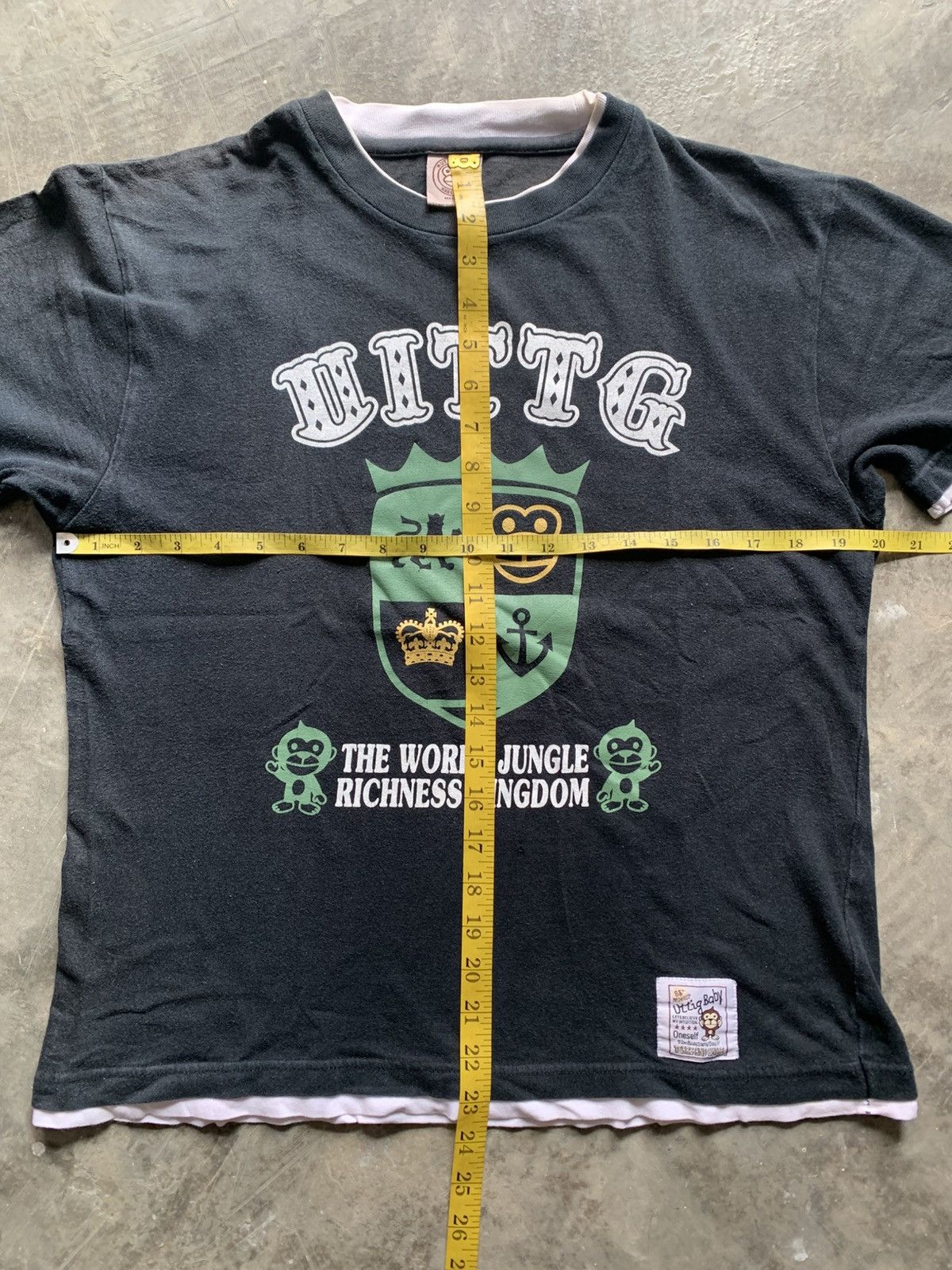 Hysteric Glamour × Japanese Brand × Le Grande Bleu (L.G.B.) Uttig Baby Double Layer Poem Rock Tshirt Size US M / EU 48-50 / 2 - 12 Thumbnail