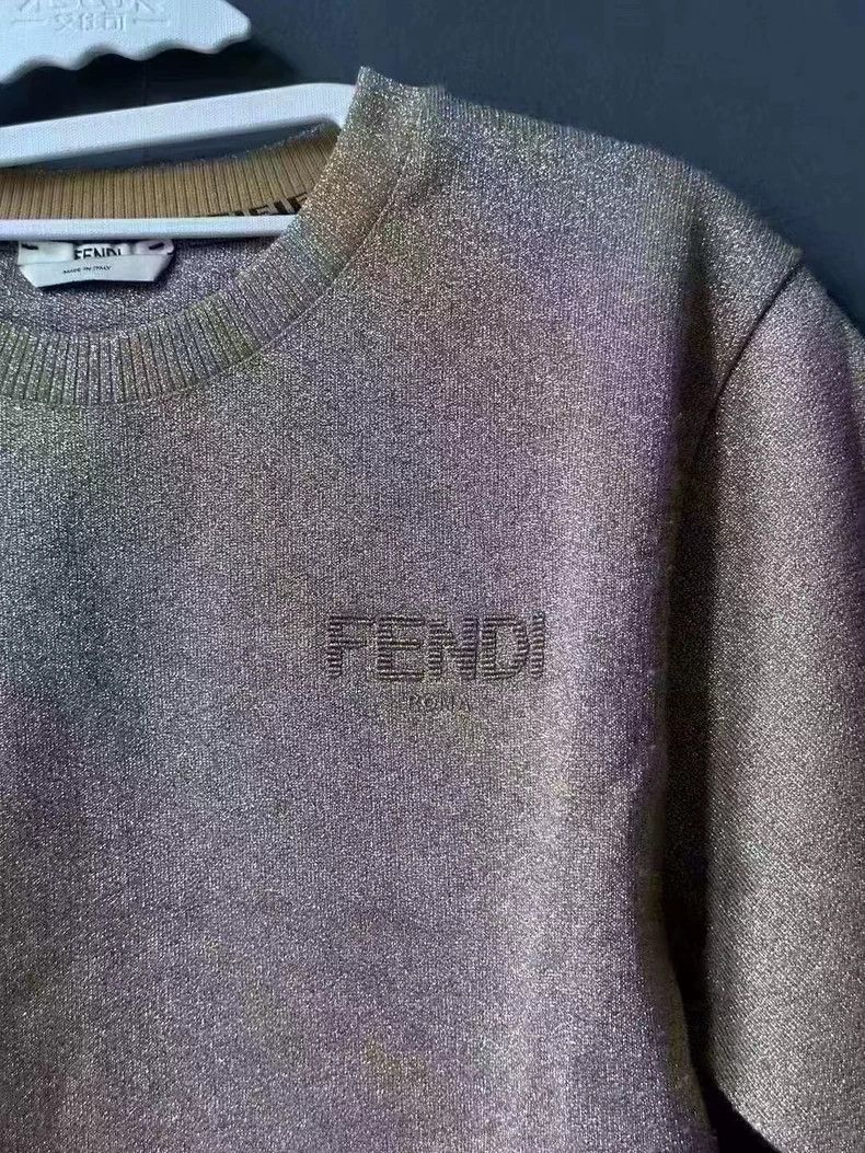 Fendi Fendi Short Sleeve Knitted Top Size S / US 4 / IT 40 - 2 Thumbnail