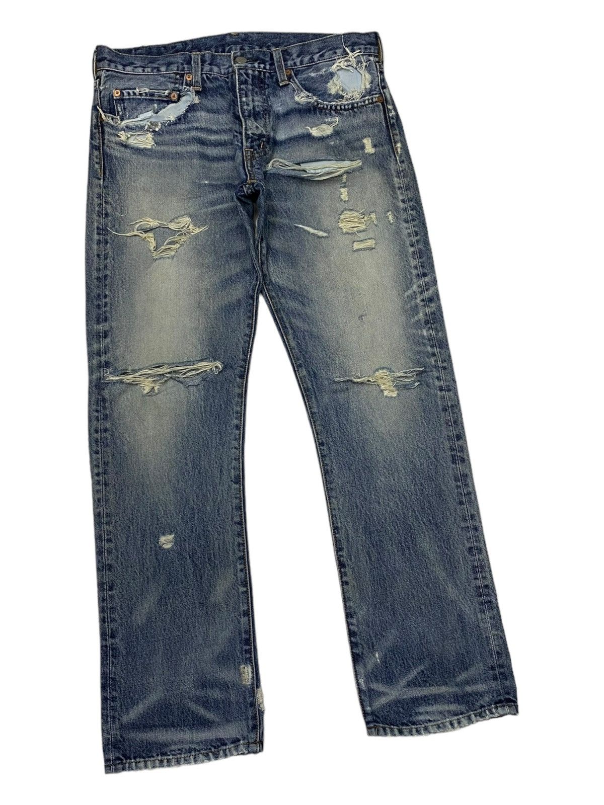 Japanese Brand 🔥RNA JAPANESE DENIM UNDERCOVER STYLE DESIGN JEANS Size US 33 - 3 Thumbnail