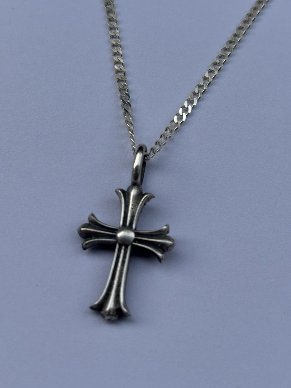 Japanese Brand × Sterling Silver × Vintage Silver 925 ghotic plain cross opium Size ONE SIZE - 2 Thumbnail