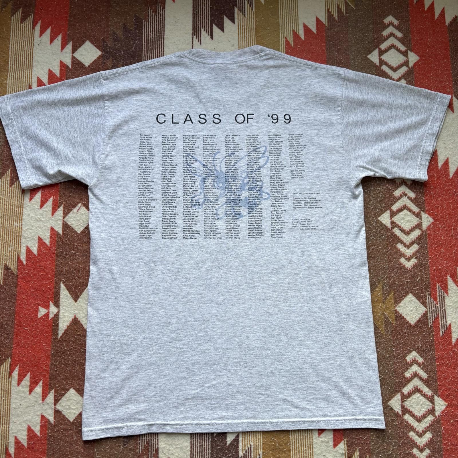 Jerzees Vintage 90s Bryant High School Hornets Graduation Shirt Size US M / EU 48-50 / 2 - 2 Thumbnail