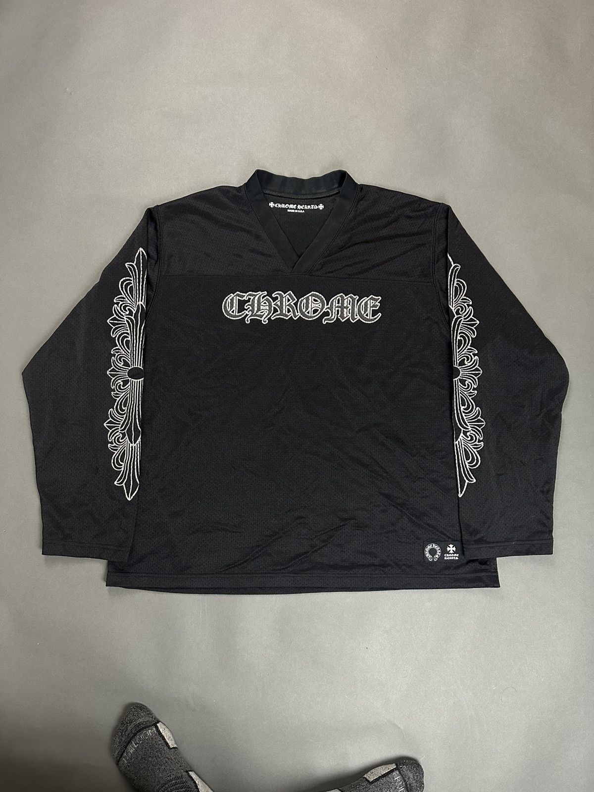Chrome Hearts CHROME HEARTS BLACK JERSEY Size US XL / EU 56 / 4 - 1 Thumbnail