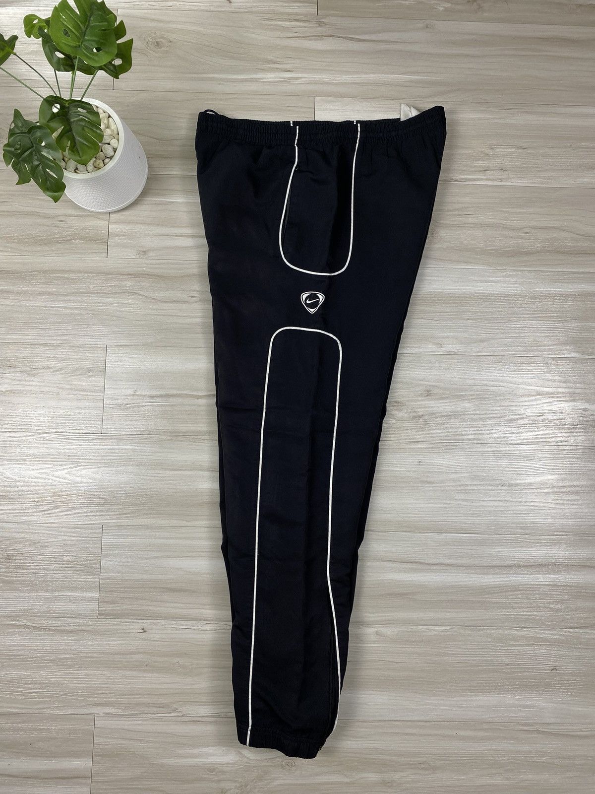 Nike Nike Y2K Double swoosh Vintage Nylon Track Pants Drill Track Size US 34 / EU 50 - 6 Thumbnail