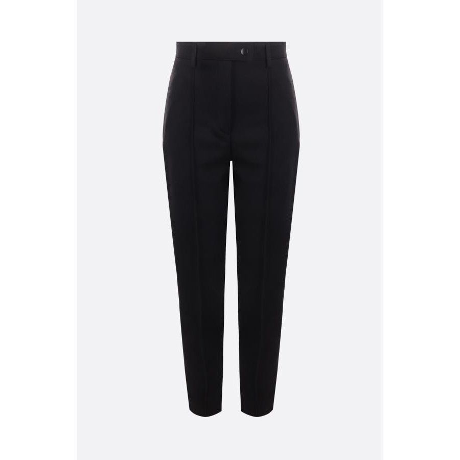 Prada PRADA Black Stretch Natte Gabardine Pants New & Authentic (W Size 27" / US 4 / IT 40 - 1 Thumbnail