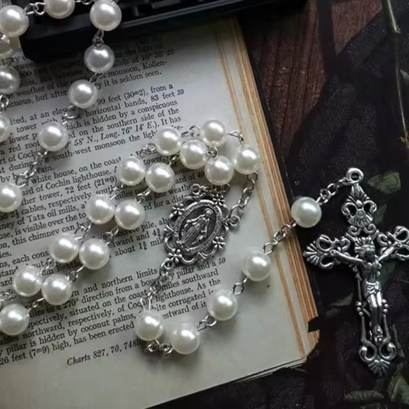 Other cross rosary Bead Necklace Size ONE SIZE - 1 Thumbnail