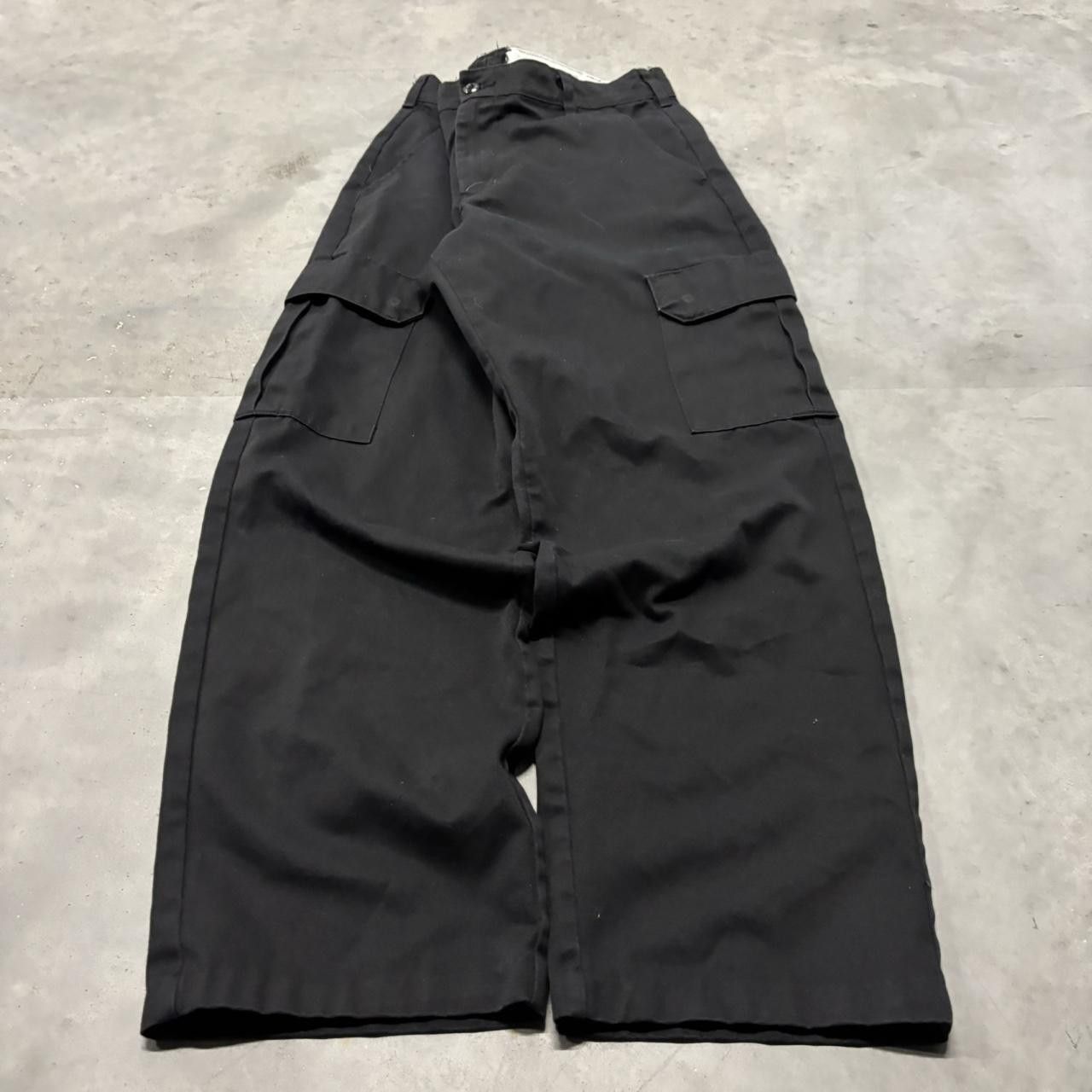 Japanese Brand × Vintage Crazy Vintage Y2K/2000s Grunge Solid Black Skater Essential Sweatpants! Size US 34 / EU 50 - 3 Thumbnail