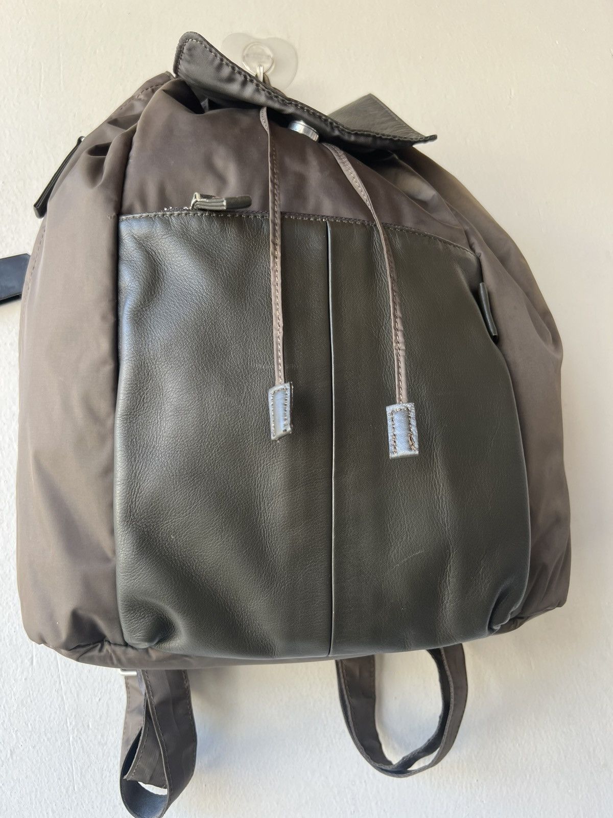 Yohji Yamamoto 2000s Yohji Yamamoto Y’saccs Military Style Rucksack Bag Size ONE SIZE - 19 Thumbnail