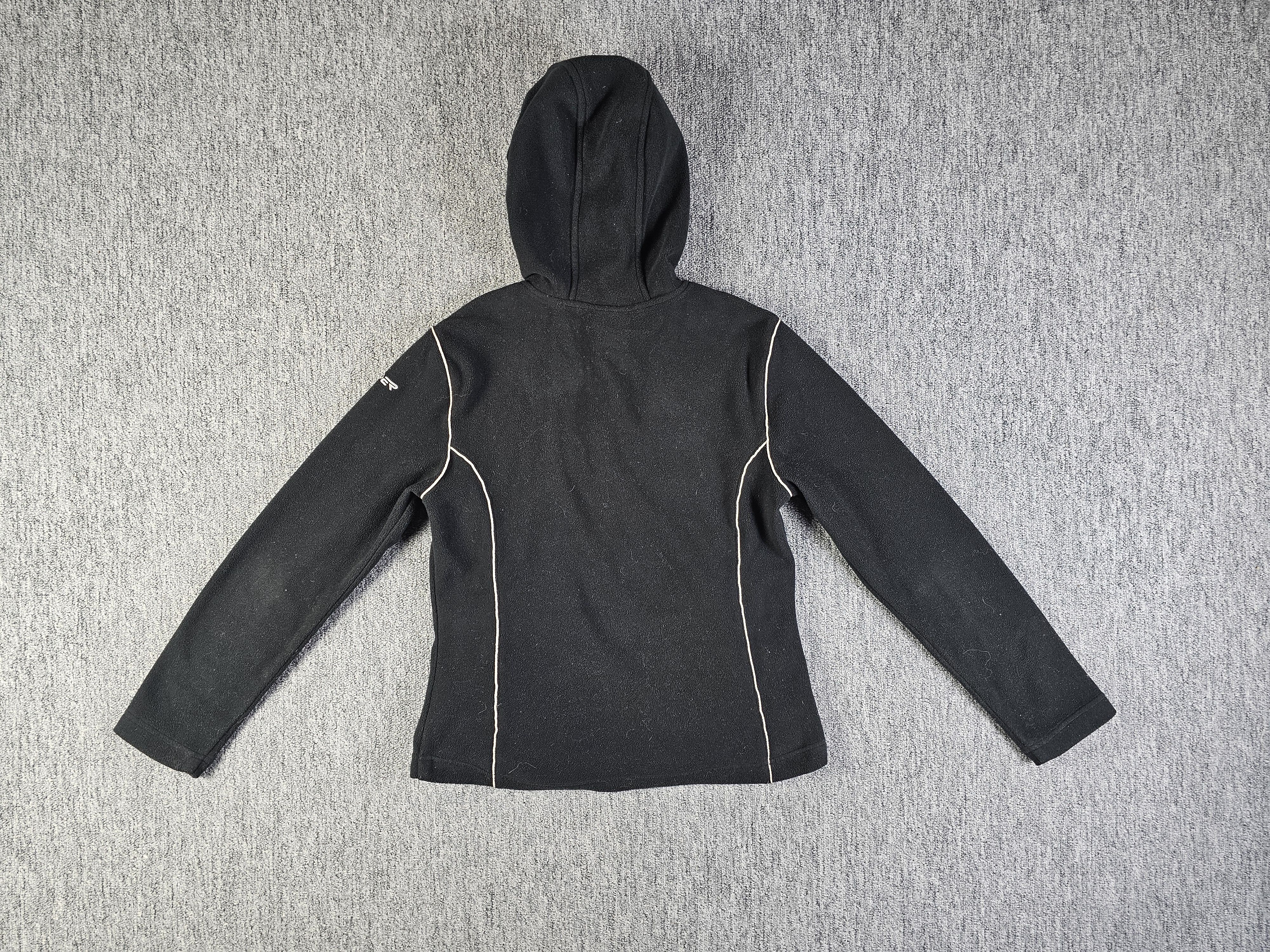 Spyder Spyder Fleece Jacket Women L Black Hooded Ski Core Midlayer Size L / US 10 / IT 46 - 2 Thumbnail