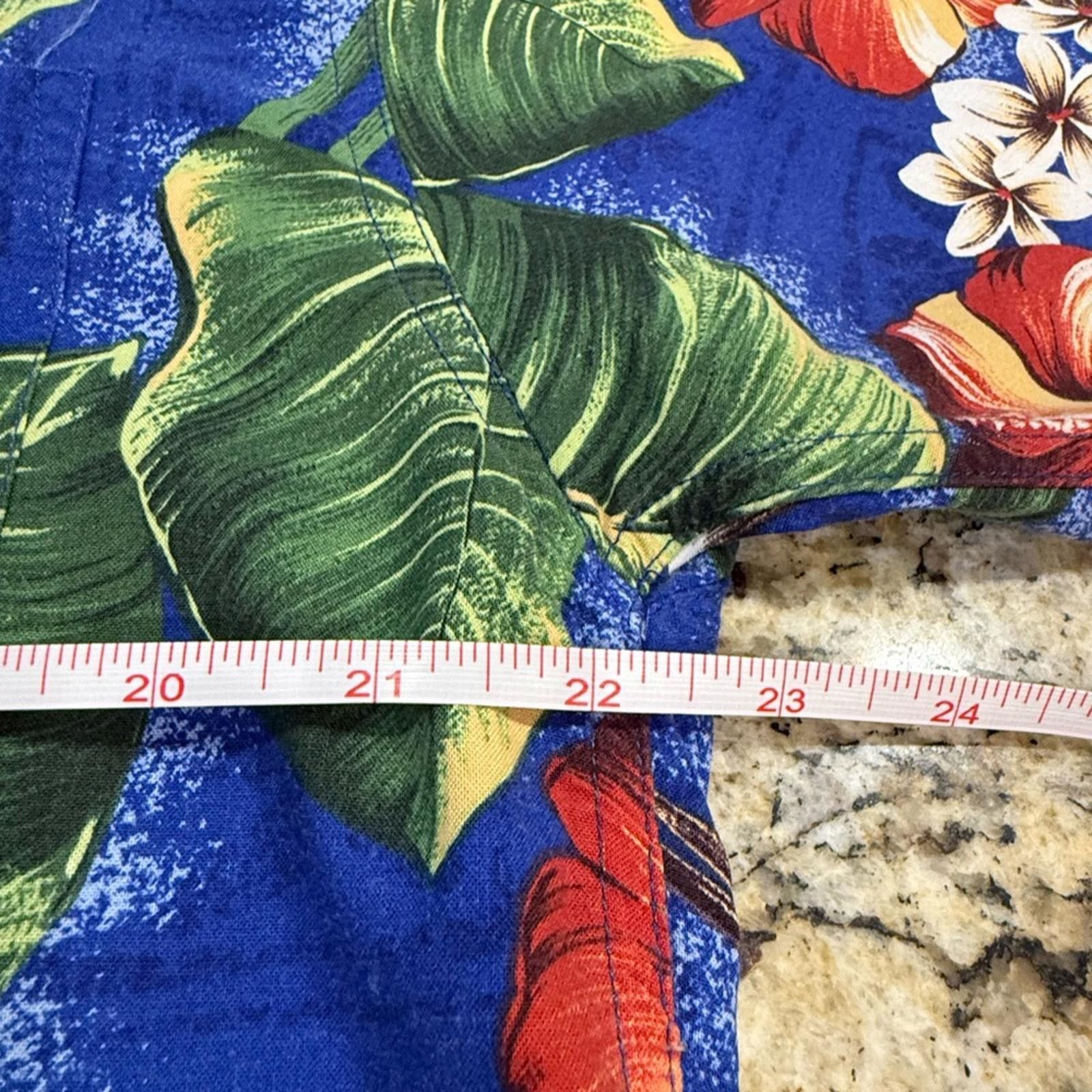 Other Cactus Black Label floral palm Hawaiian button up shirt SZ M Size US M / EU 48-50 / 2 - 7 Thumbnail