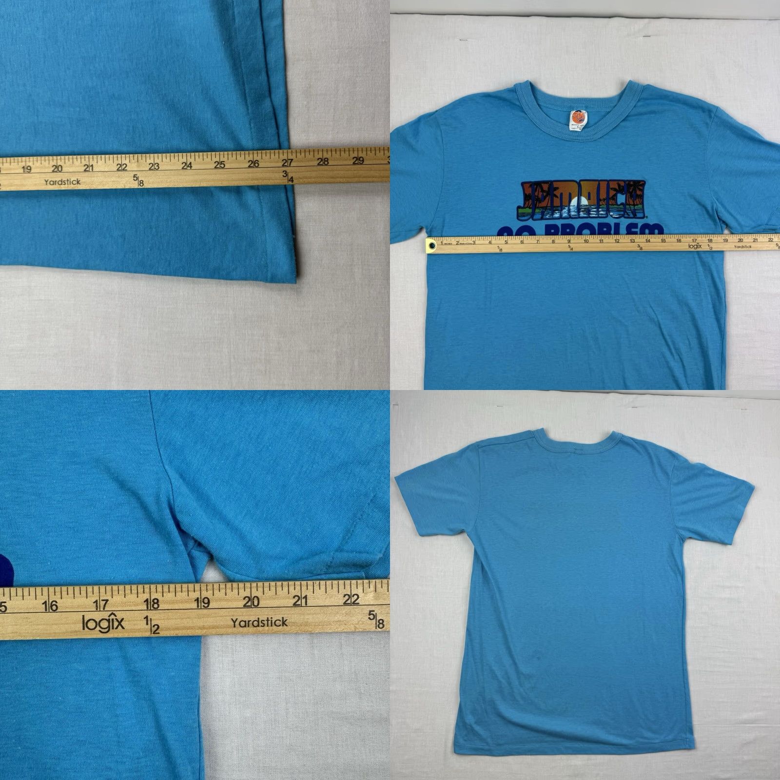 Vintage VINTAGE Sun Island Jamaica T-Shirt Adult XL Blue Tropical 80s Beach Graphic No Problem Size US XL / EU 56 / 4 - 8 Thumbnail