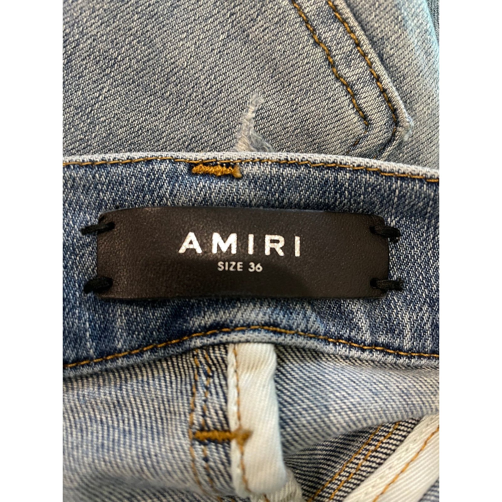 Amiri Amiri Thrasher Light Wash Blue Jeans Size US 36 / EU 52 - 7 Thumbnail