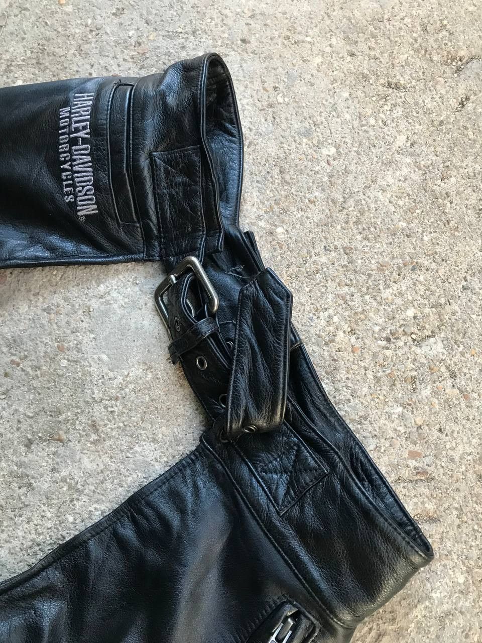 Harley Davidson × Leather Leather Pants Harley Davison Size US 33 - 4 Thumbnail