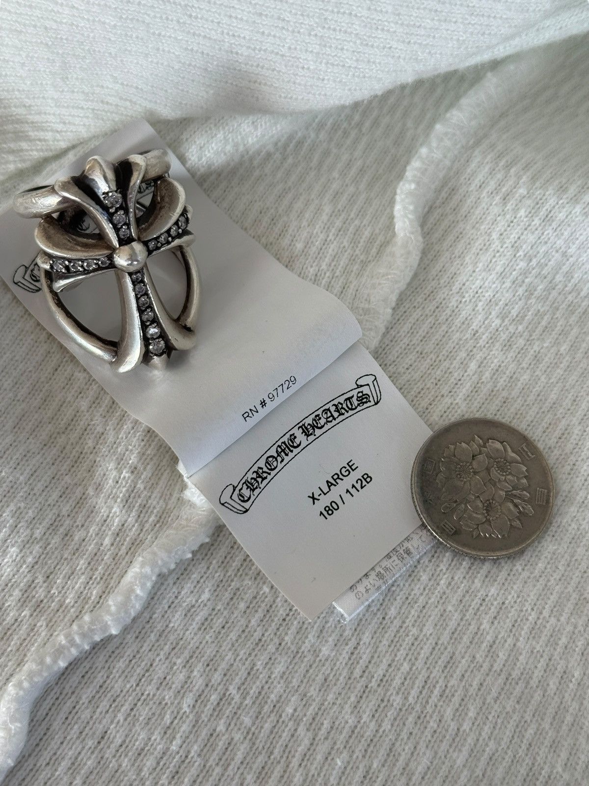 Chrome Hearts Vintage Chrome Hearts Flooded Patched White Thermal Size US XL / EU 56 / 4 - 10 Thumbnail
