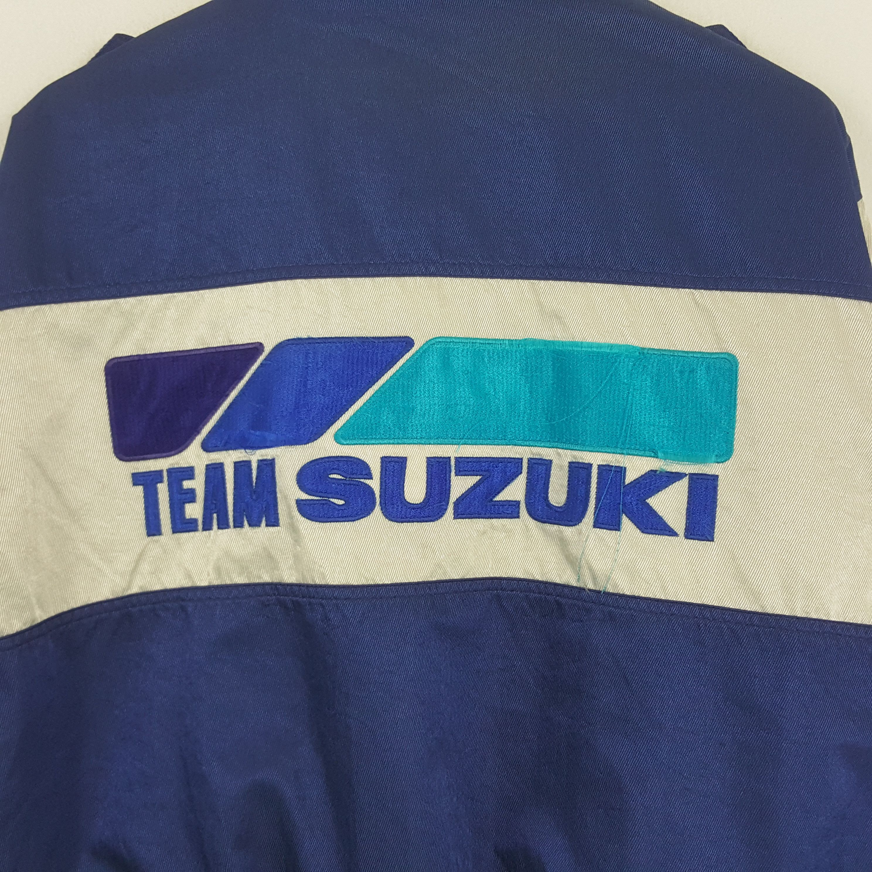 Japanese Brand × Vintage Vintage Team Suzuki Japanese Motorsports Racing Jacket Size US XL / EU 56 / 4 - 2 Thumbnail