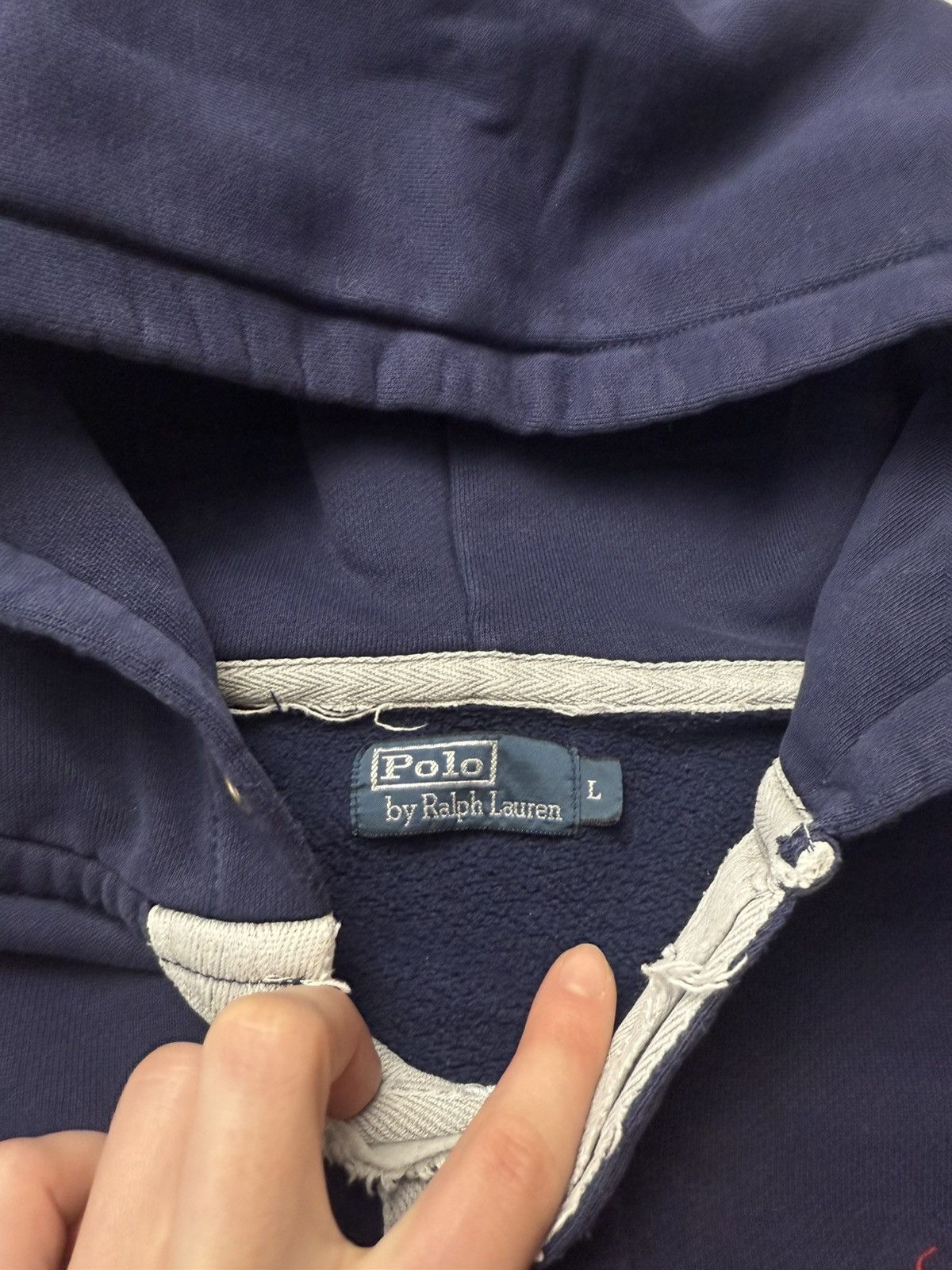 Polo Ralph Lauren Vintage Polo Ralph Lauren Dirty Distressed Hoodie Y2K Size US L / EU 52-54 / 3 - 16 Thumbnail