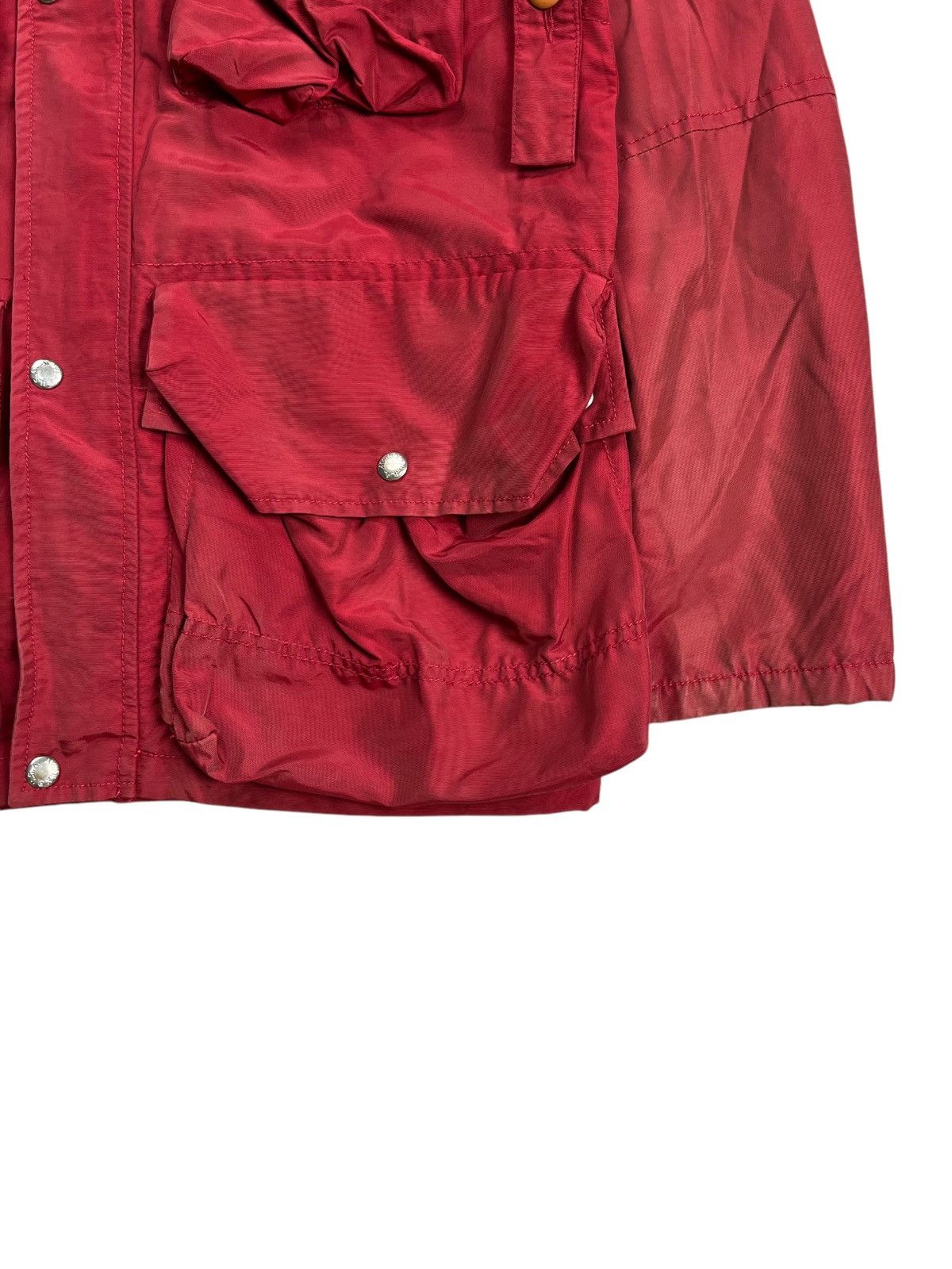 Avirex 1990s Avirex - Fishnet Masked Red Cargo Jacket Size US M / EU 48-50 / 2 - 5 Thumbnail