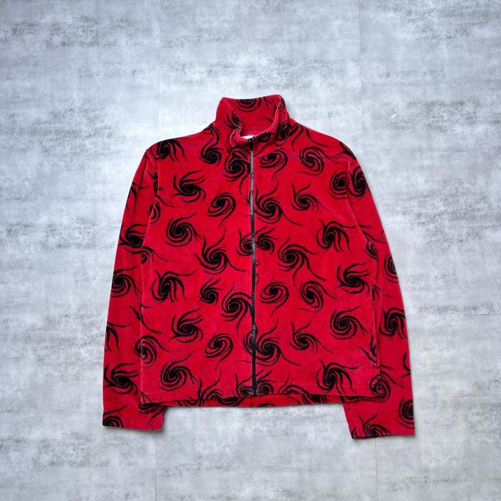 Lavenham Y2K Lavon Red Spiral Grunge 00s Jacket Size M / US 6-8 / IT 42-44 - 6 Thumbnail