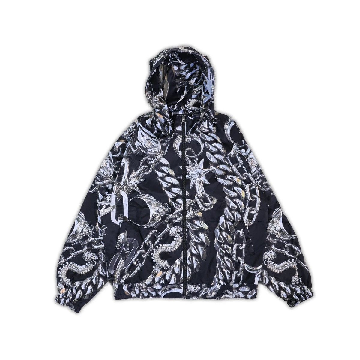 Hard Jewelry Chain Link Windbreaker