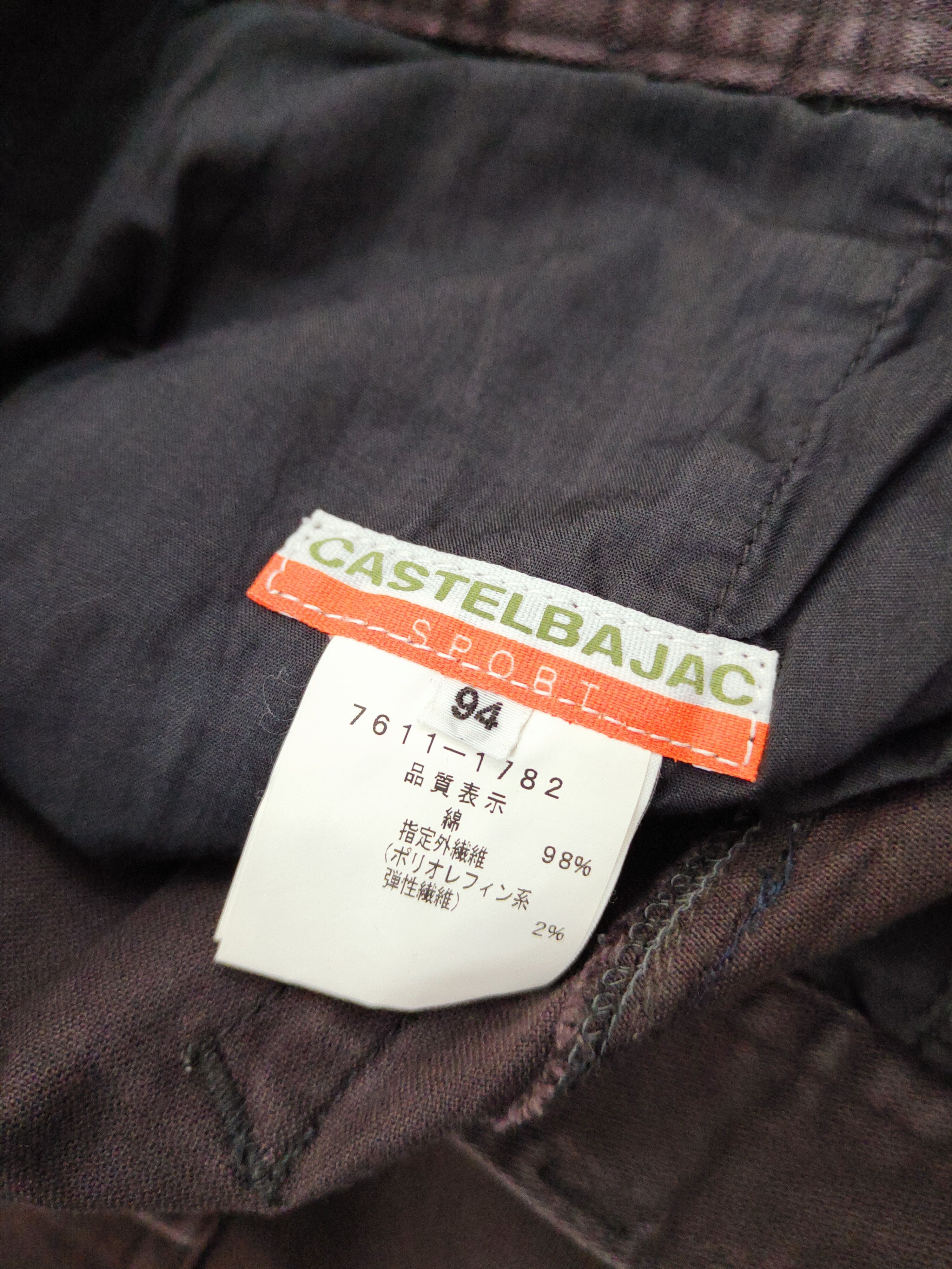 Japanese Brand Castelbajac Dark Blue Multipocket Tactical Cargo Pants #W275 Size US 35 - 14 Thumbnail