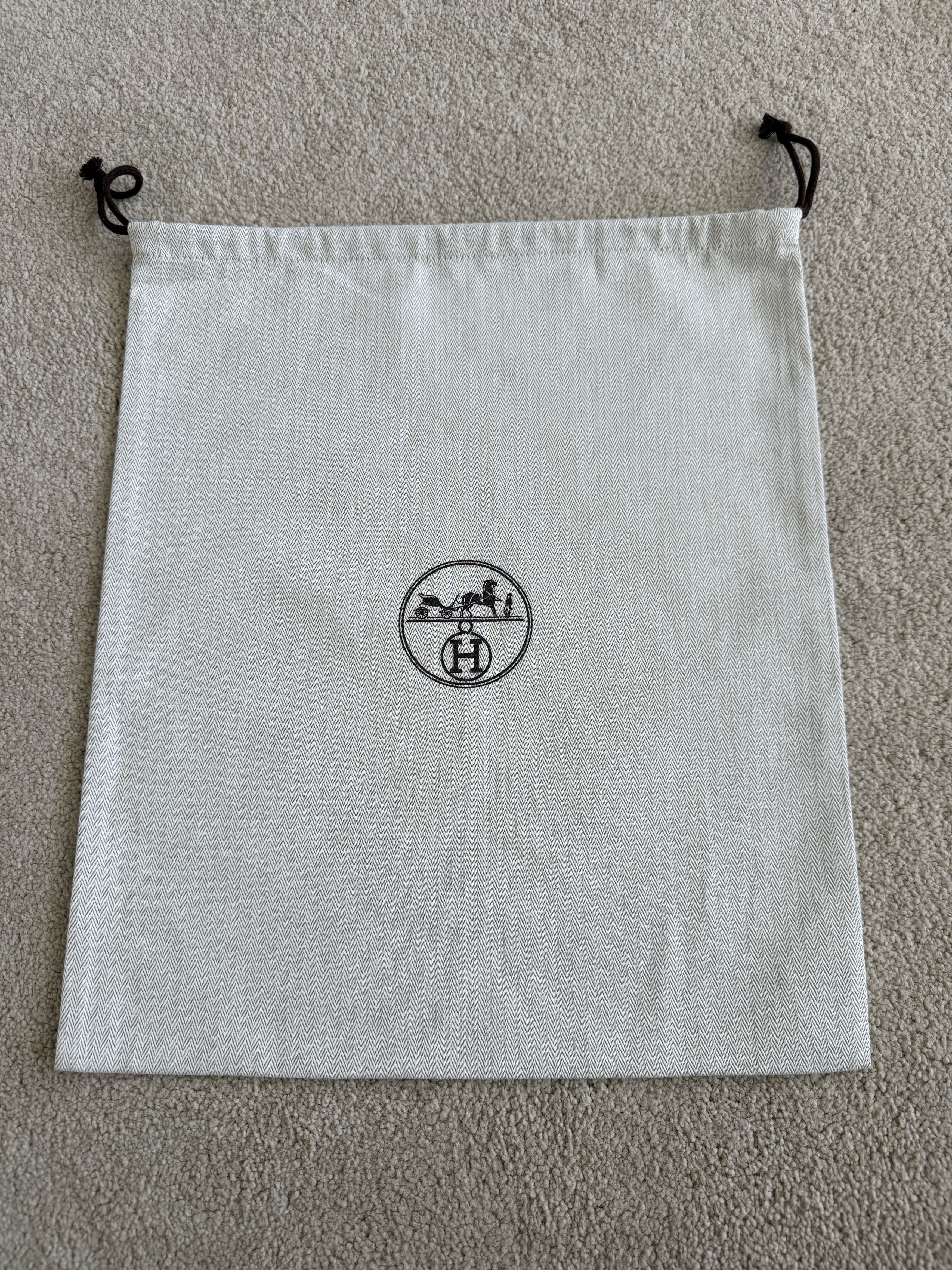 Hermes Authentic Hermes Herringbone Tweed Drawstring Dustbag Size ONE SIZE - 1 Thumbnail