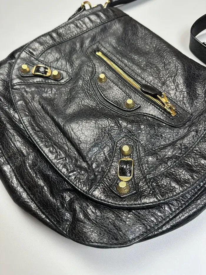Balenciaga Balenciaga Leather Crossbody Bag Golden Hardware UNISEX Size ONE SIZE - 2 Thumbnail