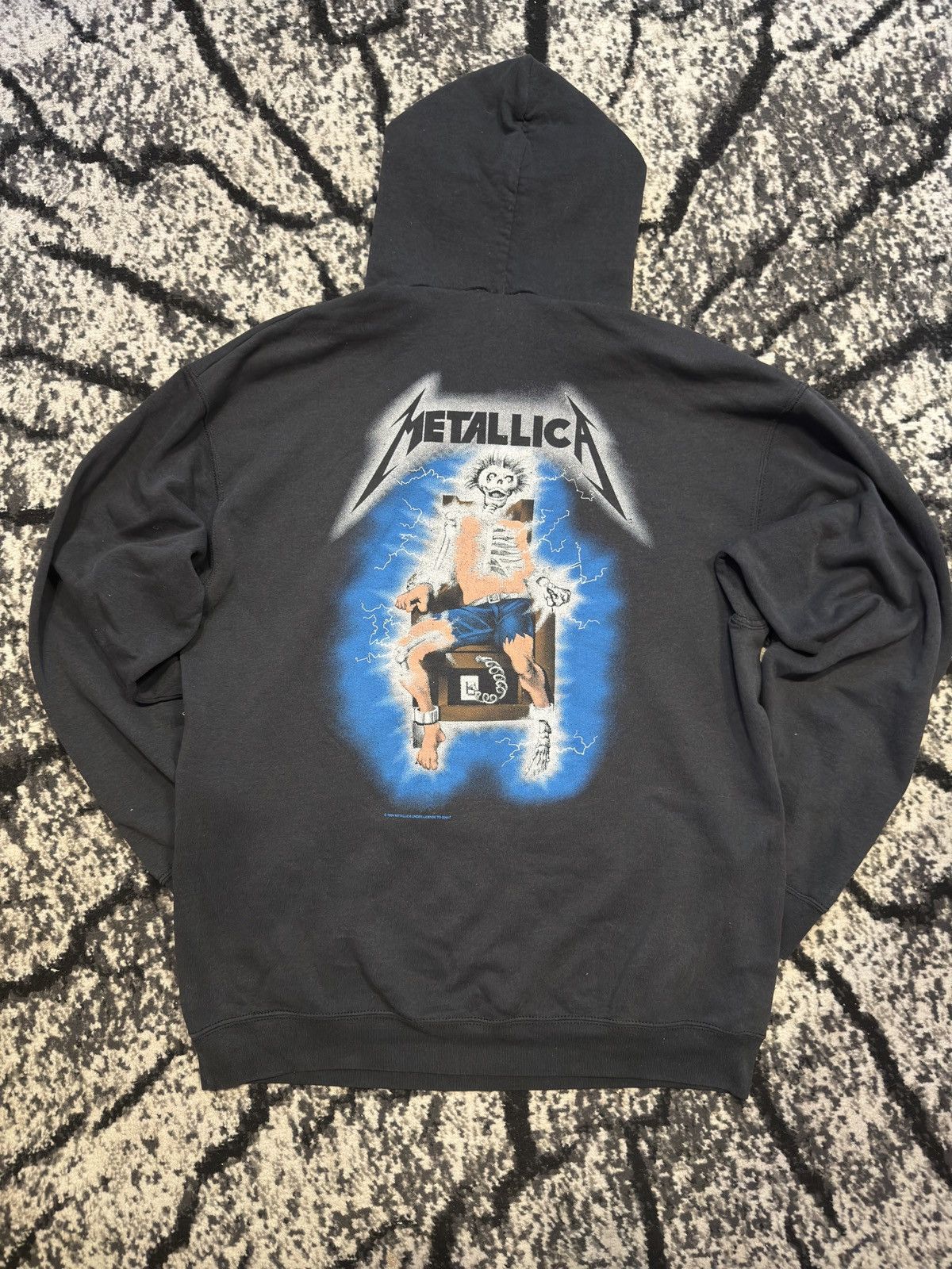 Band Tees × Metallica × Vintage 1994 METALLICA KILL 'EM ALL / RIDE THE LIGHTING HOODIE Size US XL / EU 56 / 4 - 2 Thumbnail