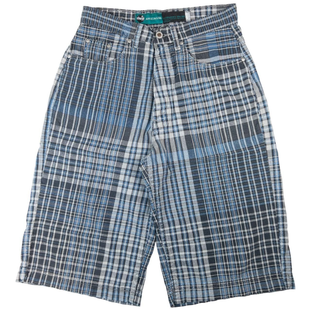Levi's Vintage Levi's Silver Tab Checkered Shorts Size W30 Size US 30 / EU 46 - 1 Thumbnail