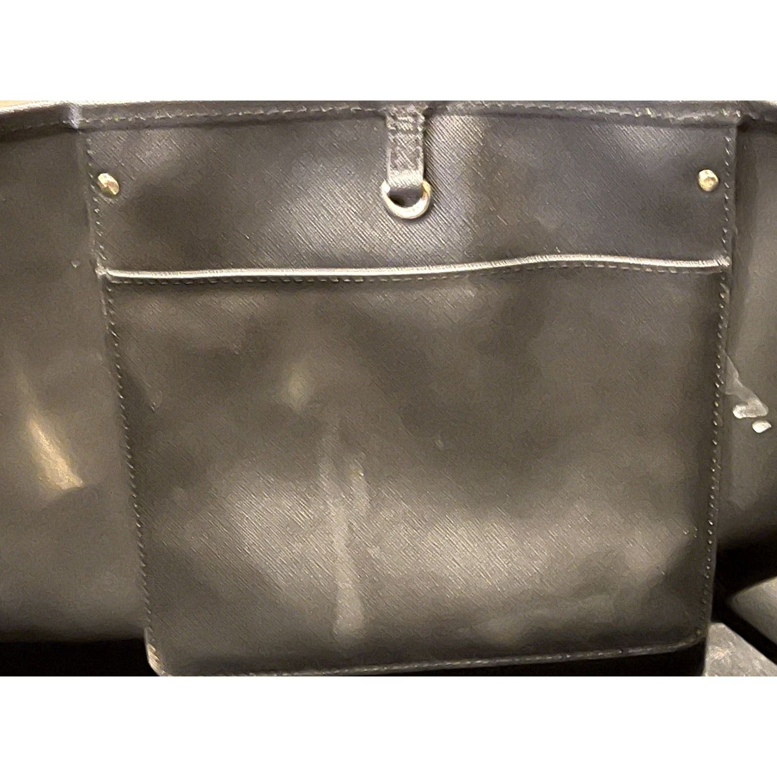 Michael Kors Michael Kors Satchel Handbag Women's Large Jet Set Black Monogram Purse Size ONE SIZE - 6 Thumbnail