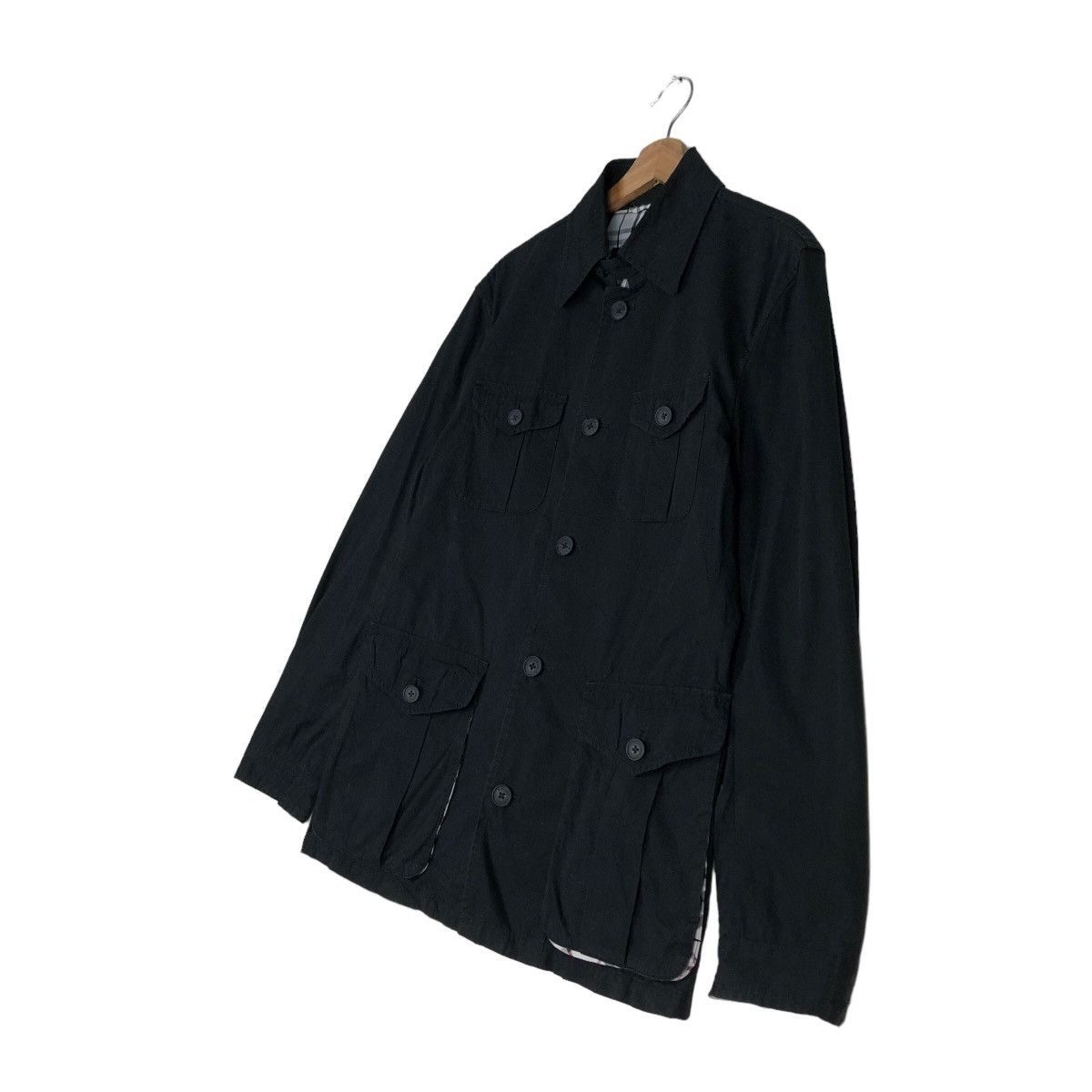 Burberry 🔥Vintage Chore Jacket Burberry Black Label Nova Check Size US M / EU 48-50 / 2 - 2 Thumbnail