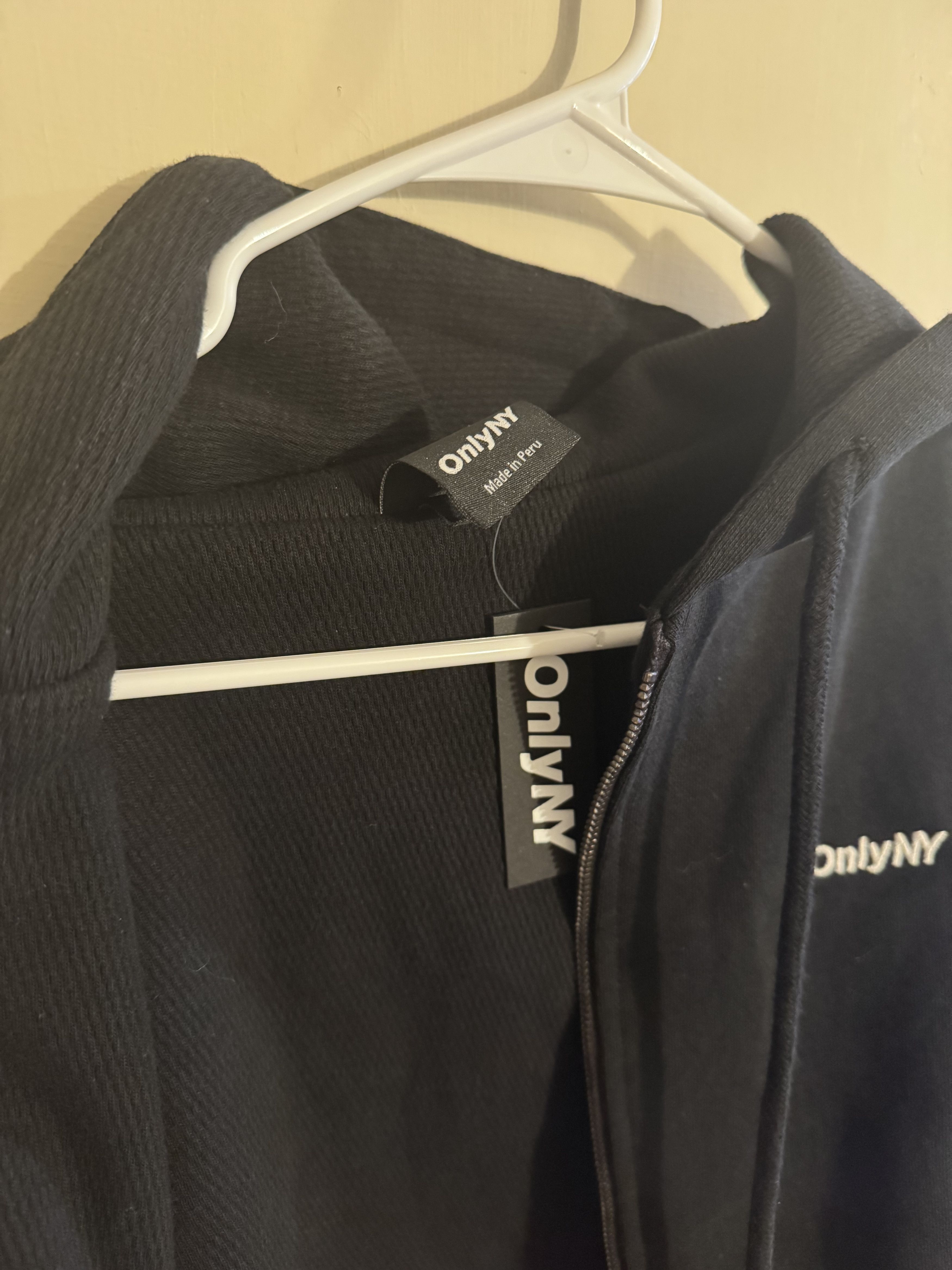 Only NY Heavyweight Thermal Waffle Lined Zip Hoodie Size US M / EU 48-50 / 2 - 4 Thumbnail