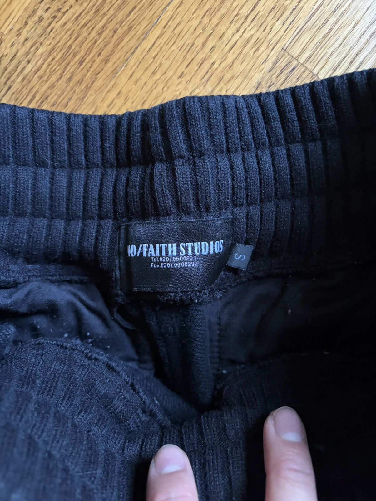 No Faith Studios RARE NOFAITHSTUDIOS HEAVY WAVE SWEATS Size US 28 / EU 44 - 3 Thumbnail