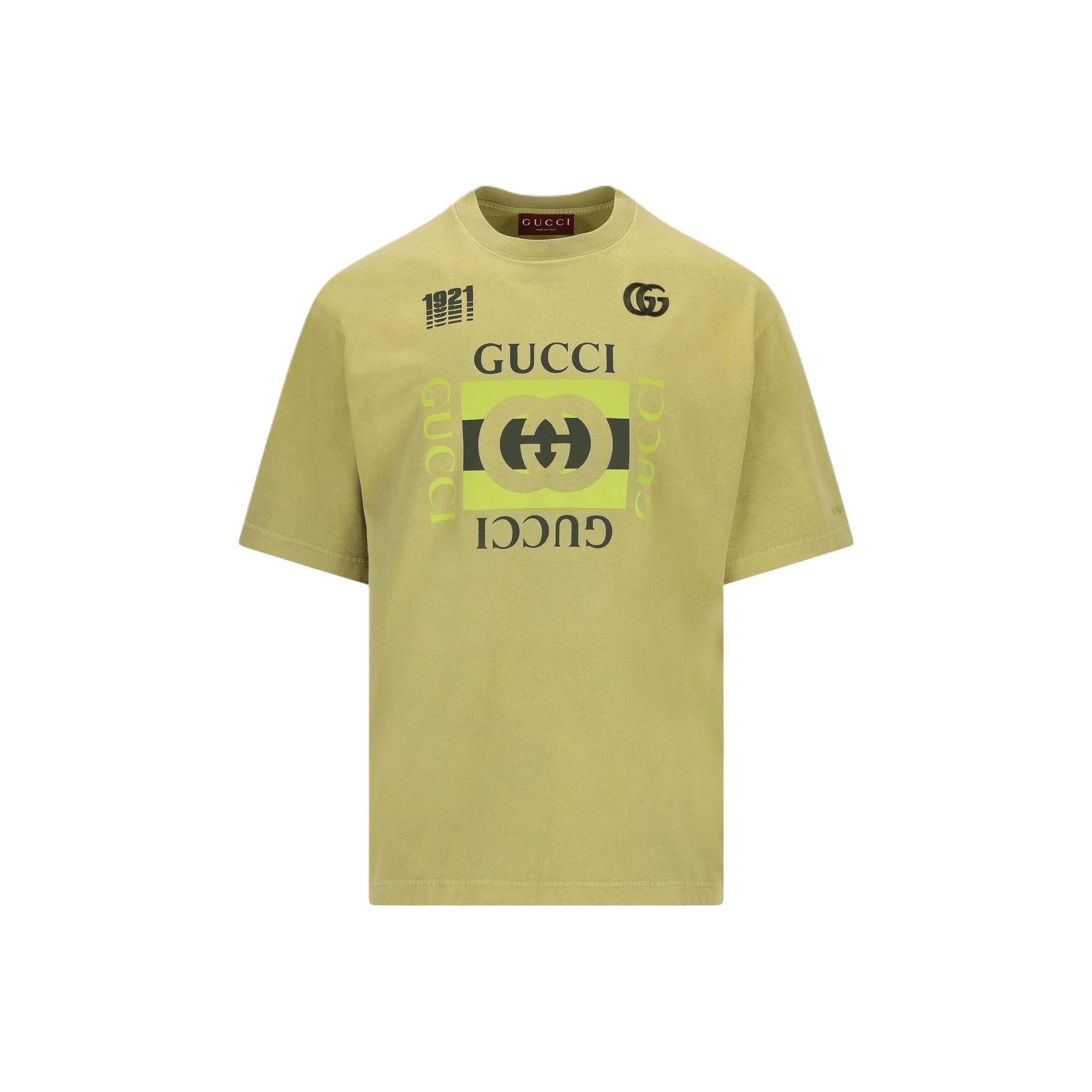 Gucci Gucci Graphic Logo T-Shirt Size M Size US M / EU 48-50 / 2 - 1 Thumbnail