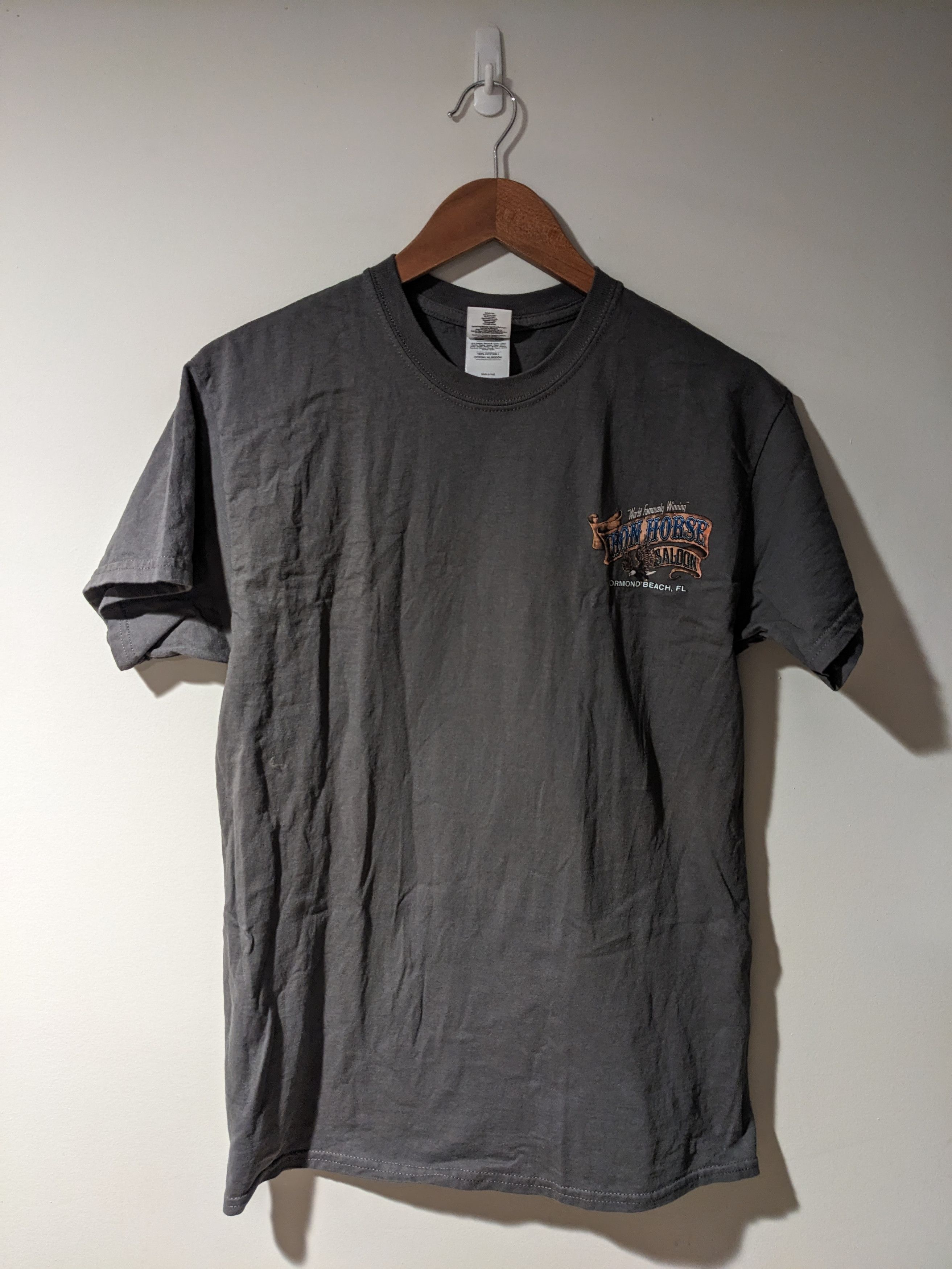 Gildan × Harley Davidson Iron Horse Saloon Bike Week 2016 Trump Gray Medium T-Shirt Size US M / EU 48-50 / 2 - 3 Thumbnail