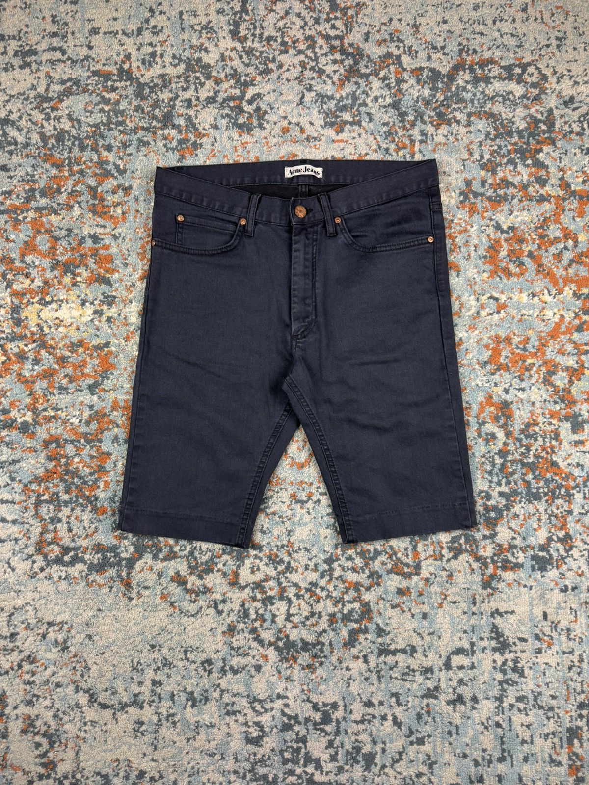 Acne Studios Acne Jeans dick denim shorts navy slim fit essential basic Size US 31 - 1 Thumbnail