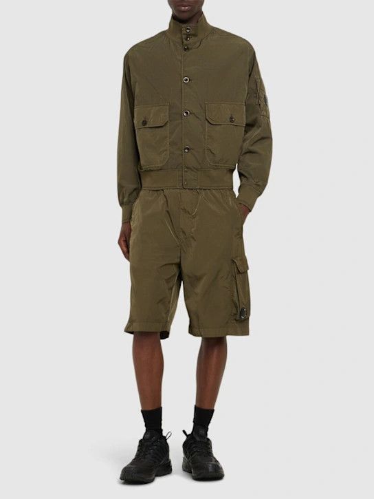 C.P. Company o1lsvrm0425 Chrome-R Cargo Shorts in Green Size US 36 / EU 52 - 3 Thumbnail