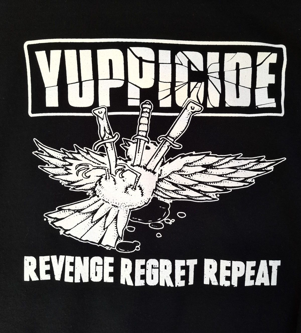 Band Tees YUPPICIDE x REVENGE REGRET REPEAT x Hoodie 2015 Size US XL / EU 56 / 4 - 4 Thumbnail