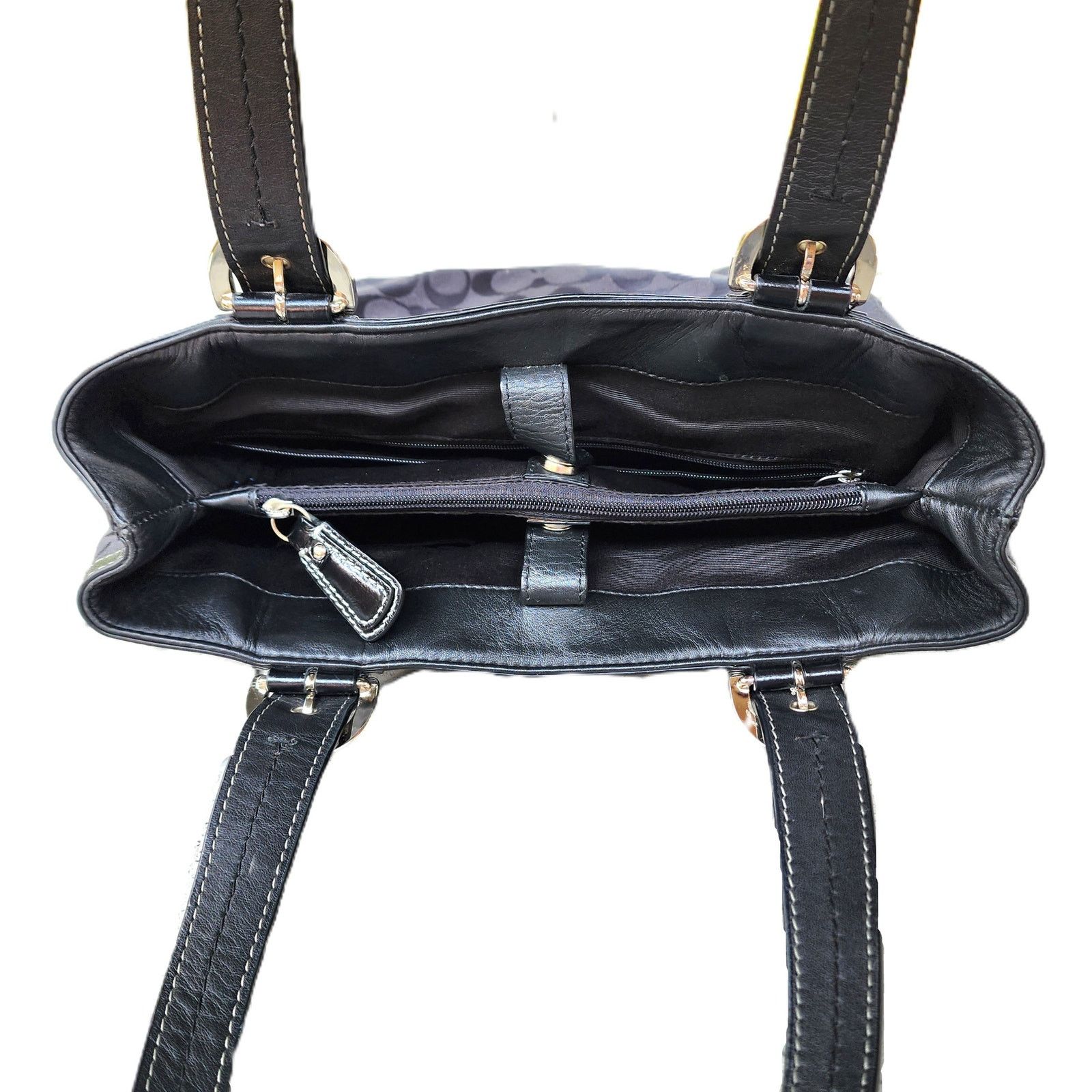 Coach Coach Soho Signature Logo Tote Shopper Shoulder Bag Vintage Size ONE SIZE - 6 Thumbnail