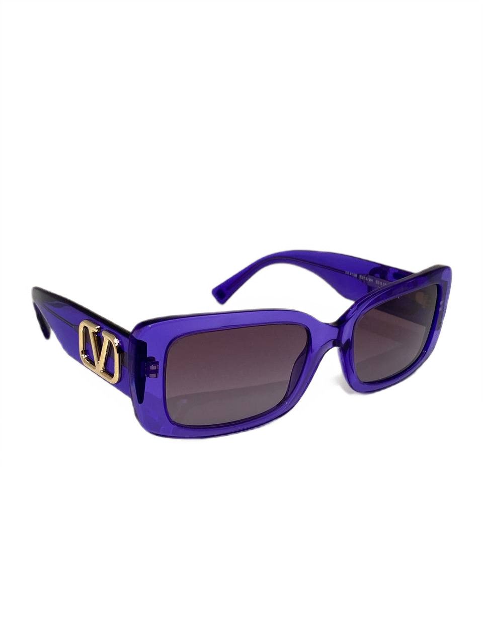 Valentino Valentino V Logo Signature Rectangular Oversized Sunglasses Size ONE SIZE - 1 Thumbnail