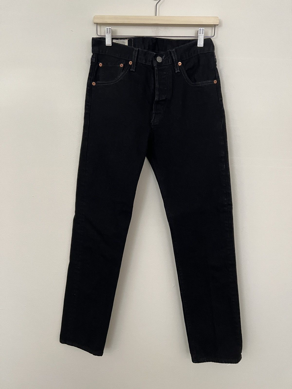 Levi's Levis 501 Denim Black Size US 29 - 1 Thumbnail
