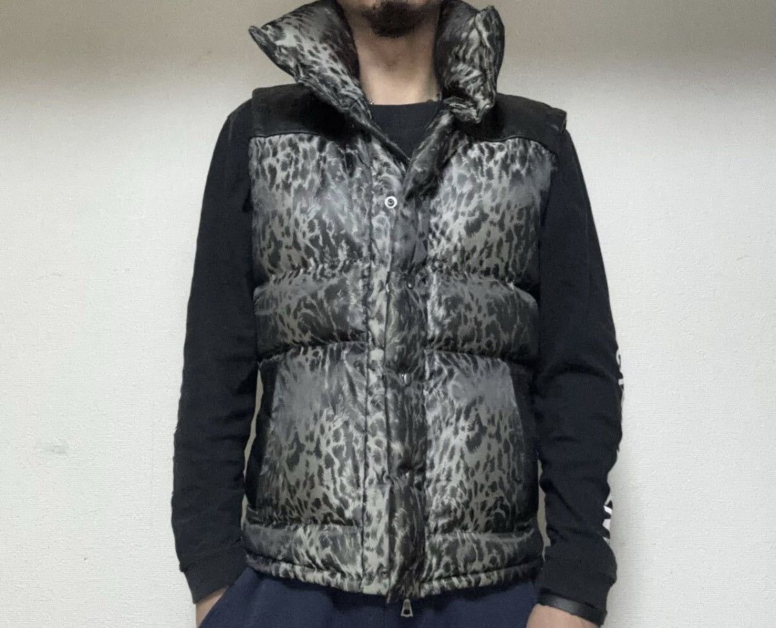 If Six Was Nine 2000s NO.ID Japanese archive Leopard Puffer Leather Vest Size US S / EU 44-46 / 1 - 10 Thumbnail