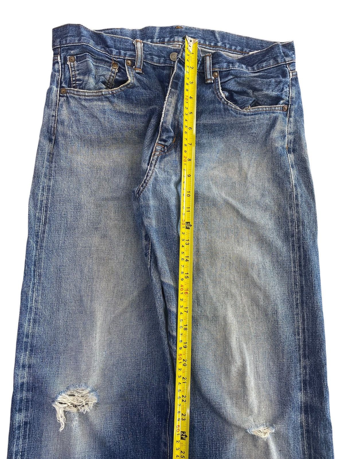 KOJIMA GENES Kojima Genes Faded Wash Ripped Style Selvedge Jeans Size US 32 / EU 48 - 6 Thumbnail