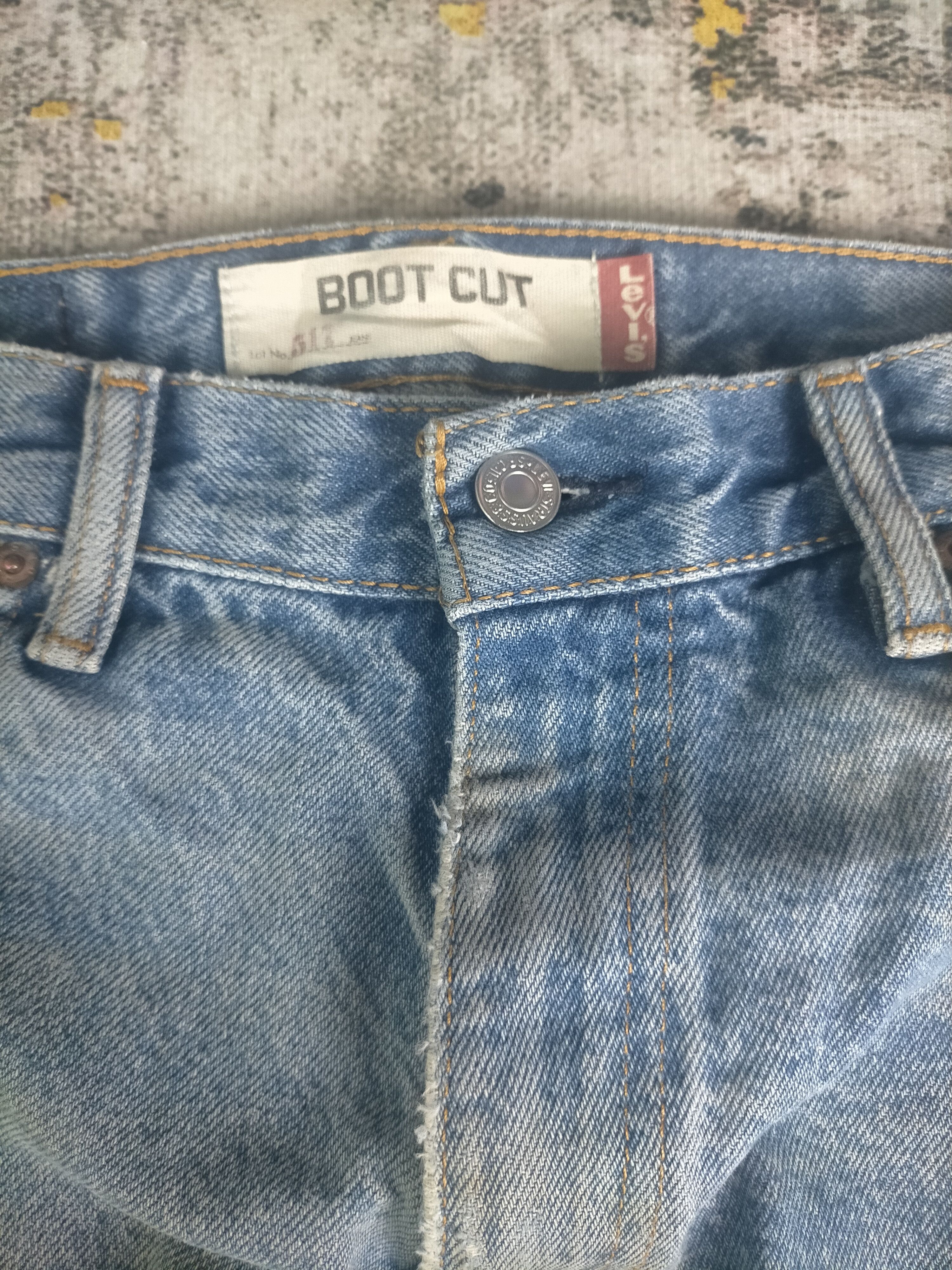 Levi's 🔥 Vintage Levis 517 Flared Ripped Dirty Distressed Jeans Size US 32 / EU 48 - 8 Thumbnail