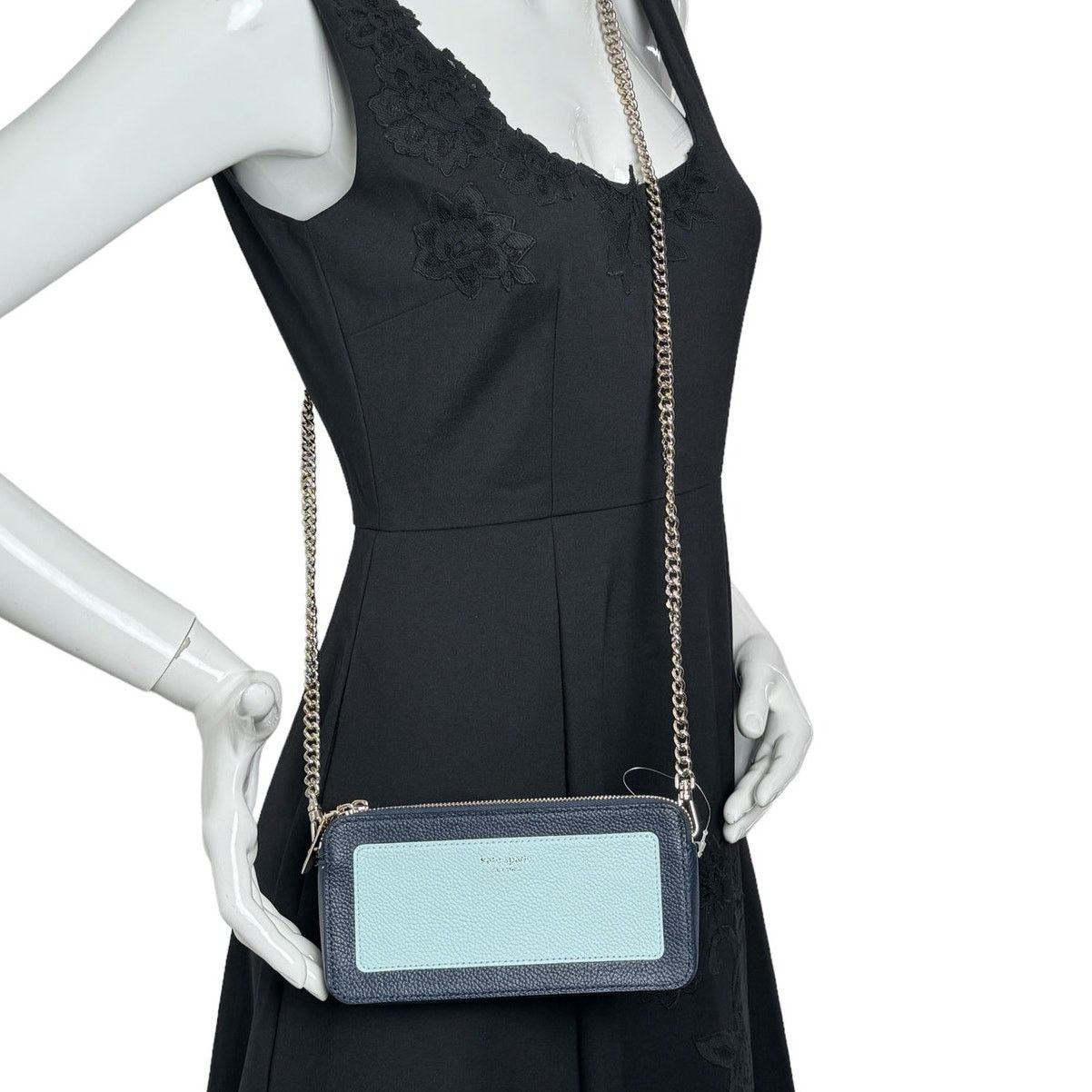 Kate Spade Kate Spade Margaux Double Zip Leather Mini Crossbody Size ONE SIZE - 11 Thumbnail
