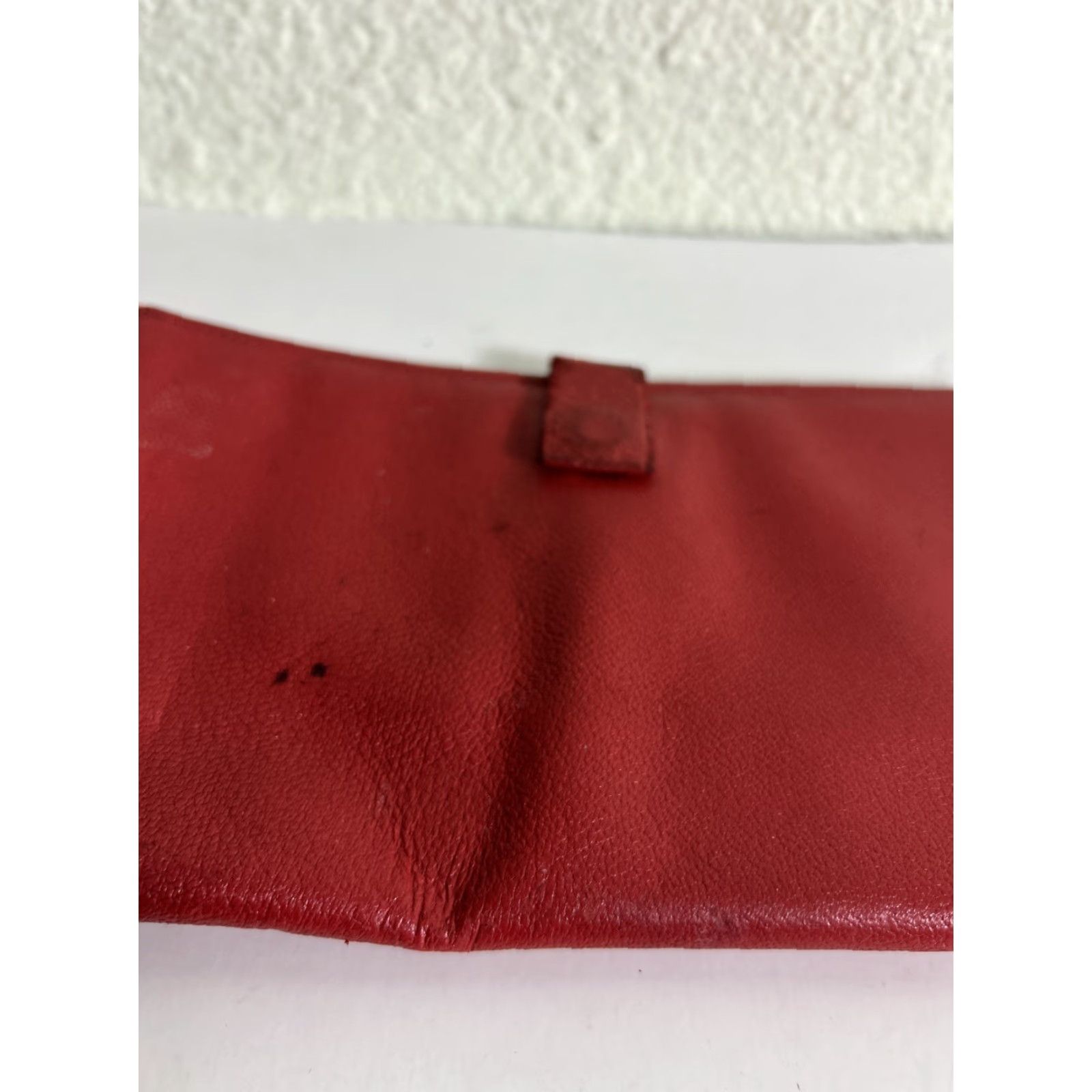 Vintage VINTAGE Princess Gardner Travel Wallet Women Red Stained Cowhide Passport/Tickets/Cards Folding Lightweight Size ONE SIZE - 3 Thumbnail