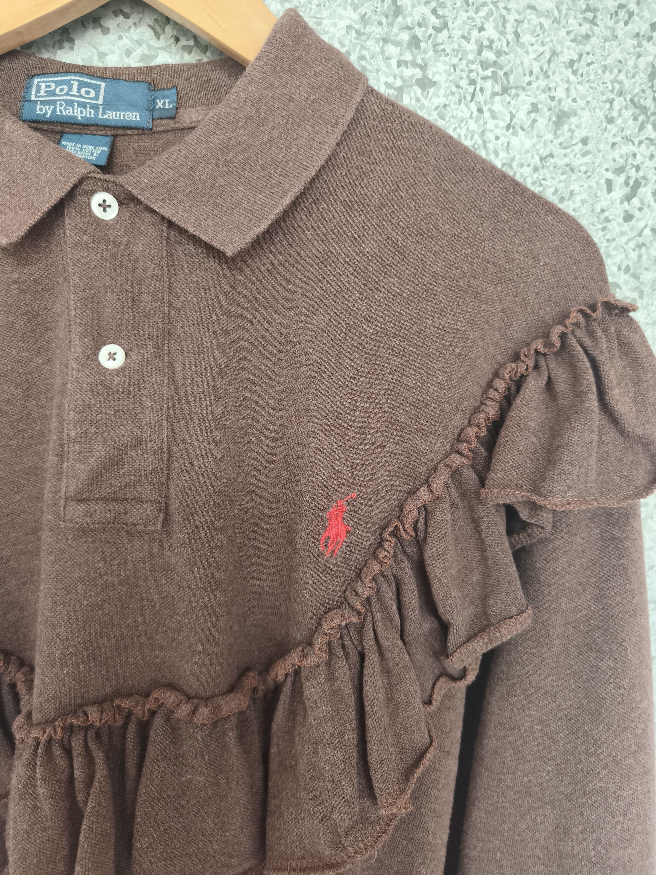 Polo Ralph Lauren 🔥 Polo Ralph Lauren Crop Top Rare Design Size L / US 10 / IT 46 - 4 Thumbnail
