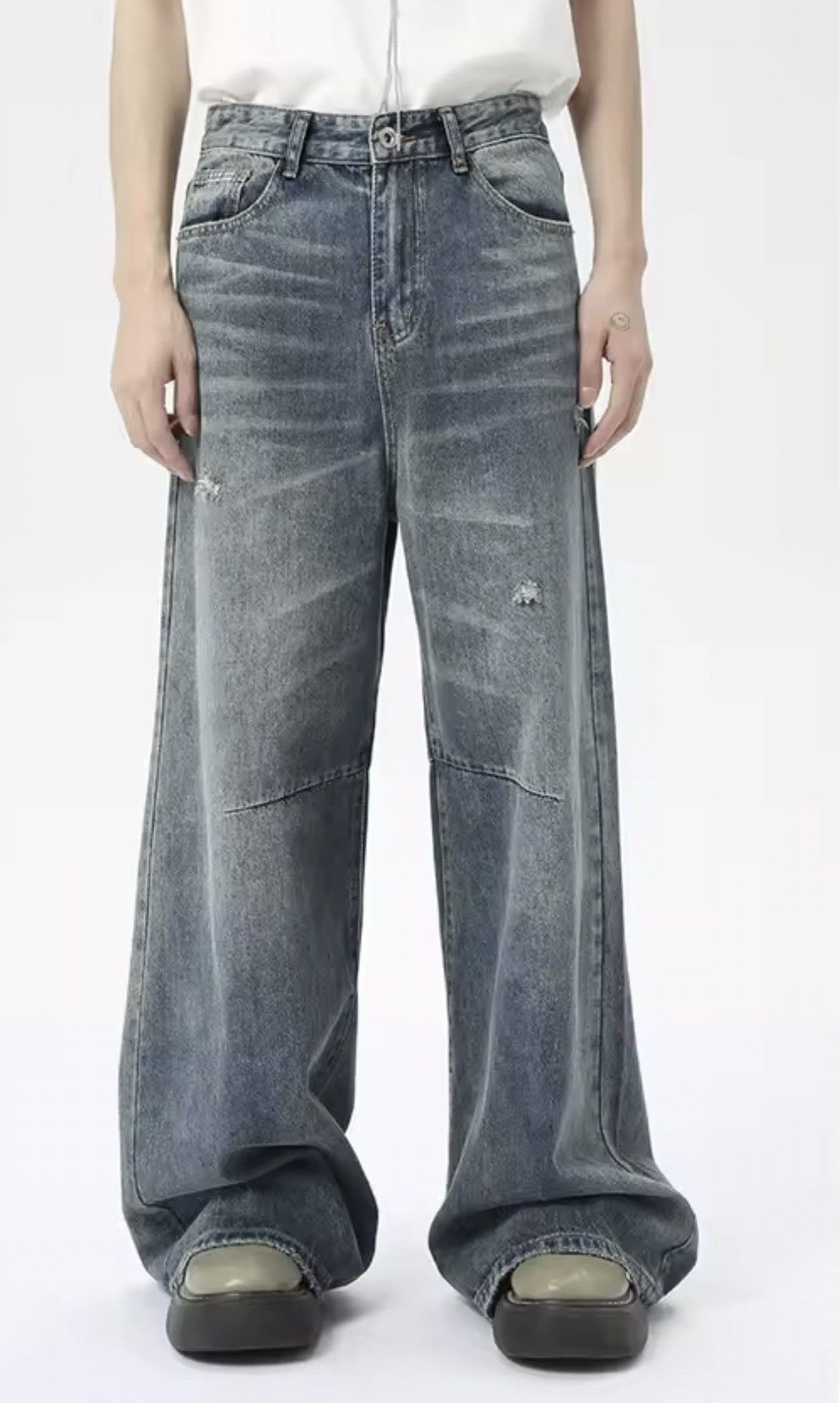 Japanese Brand Archive JOHNNY WOLF Visual Kei ankle zipper's jeans