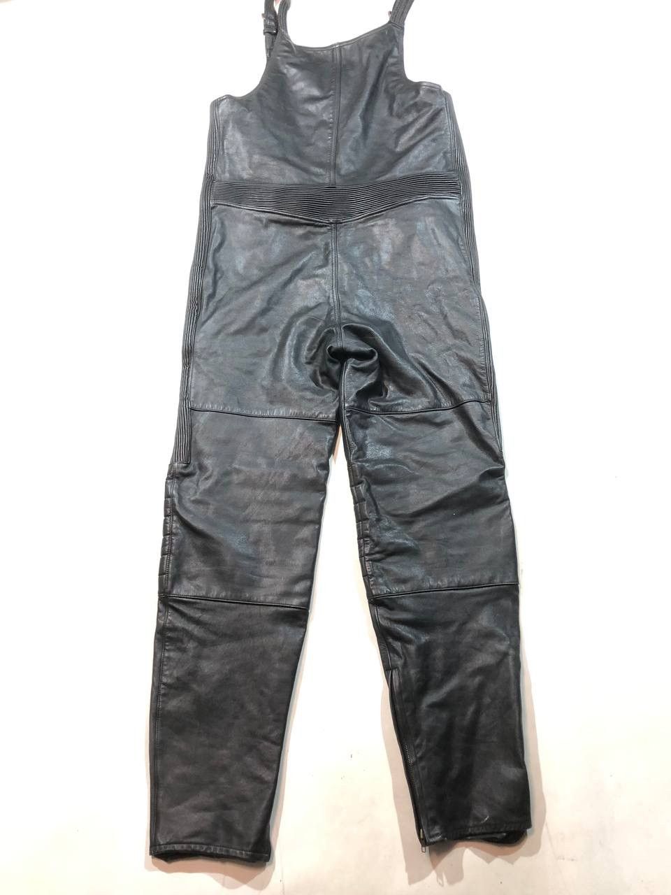 Genuine Leather × Vintage Krawehl Leder Overall Racing Biker Leather Vintage Size US 38 / EU 54 - 4 Thumbnail