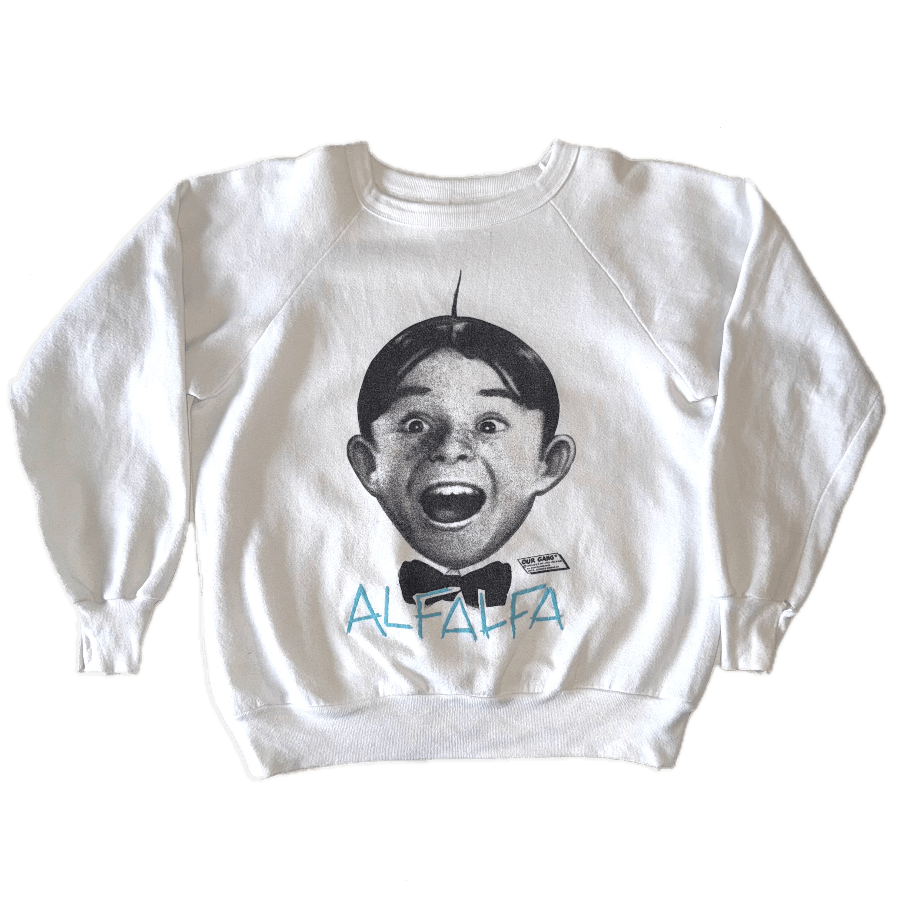 Vintage VTG Our Gang Little Rascals Alfalfa Crewneck Sweater 80s Size US S / EU 44-46 / 1 - 1 Thumbnail